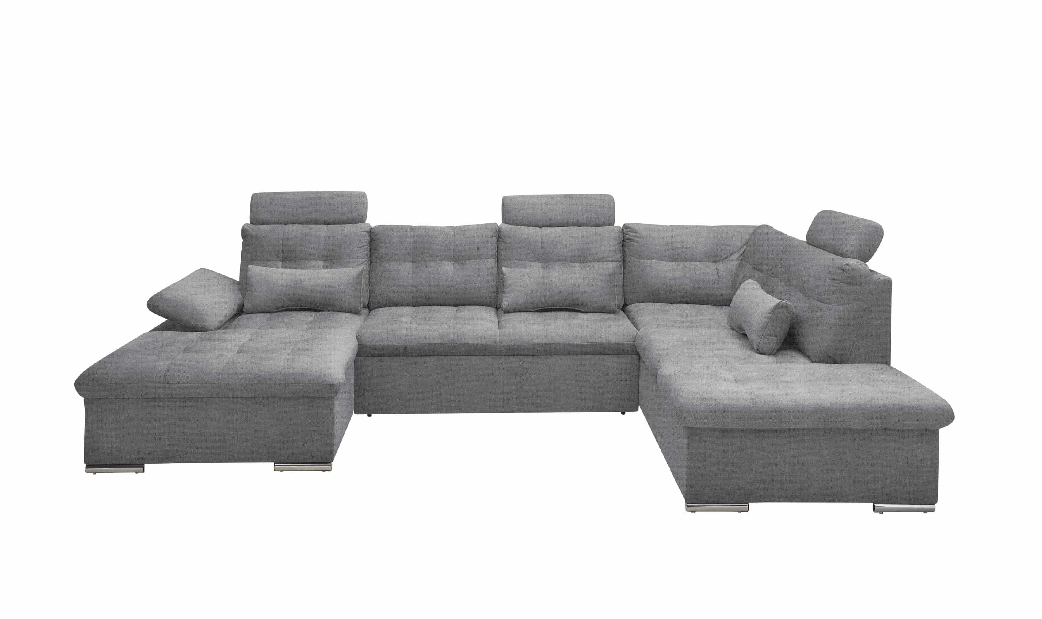 Sofa U-Form mit Schlaffunktion und Bettkasten - Anthrazit - Medan XXL Sofa U-Form mit Schlaffunktion und Bettkasten - Anthrazit - Medan XXL