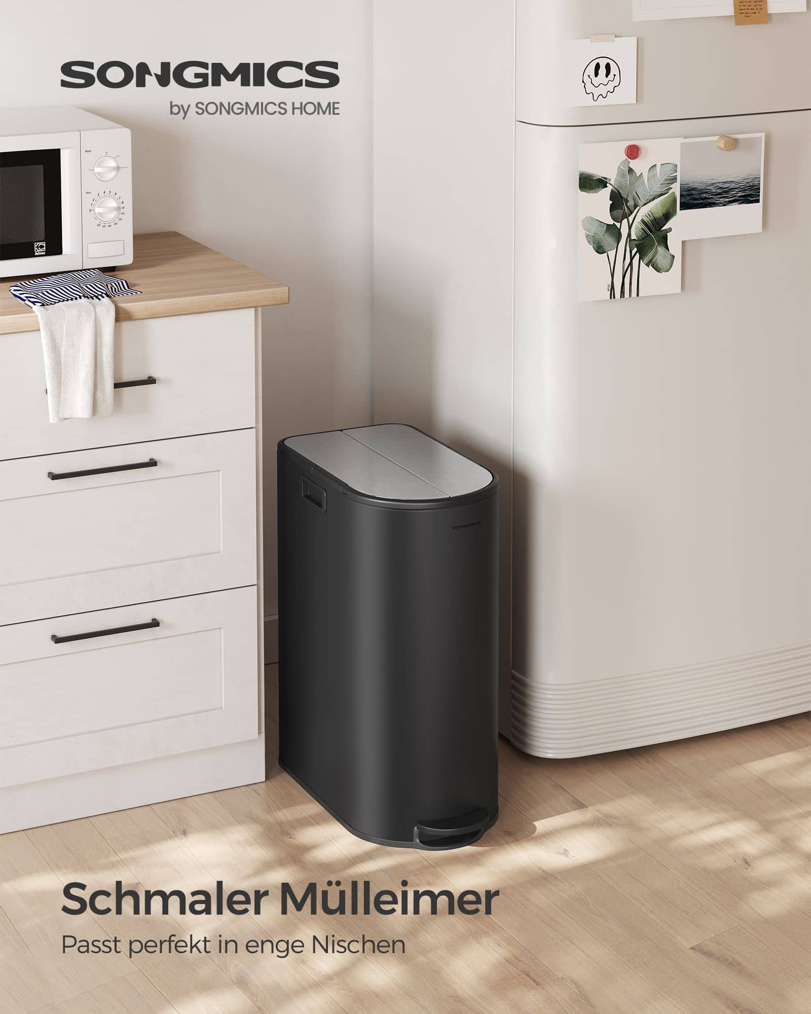 Mülltrennsystem 2 Fächer 30 L und 20 L Mülltrennsystem 2 Fächer 30 L und 20 L