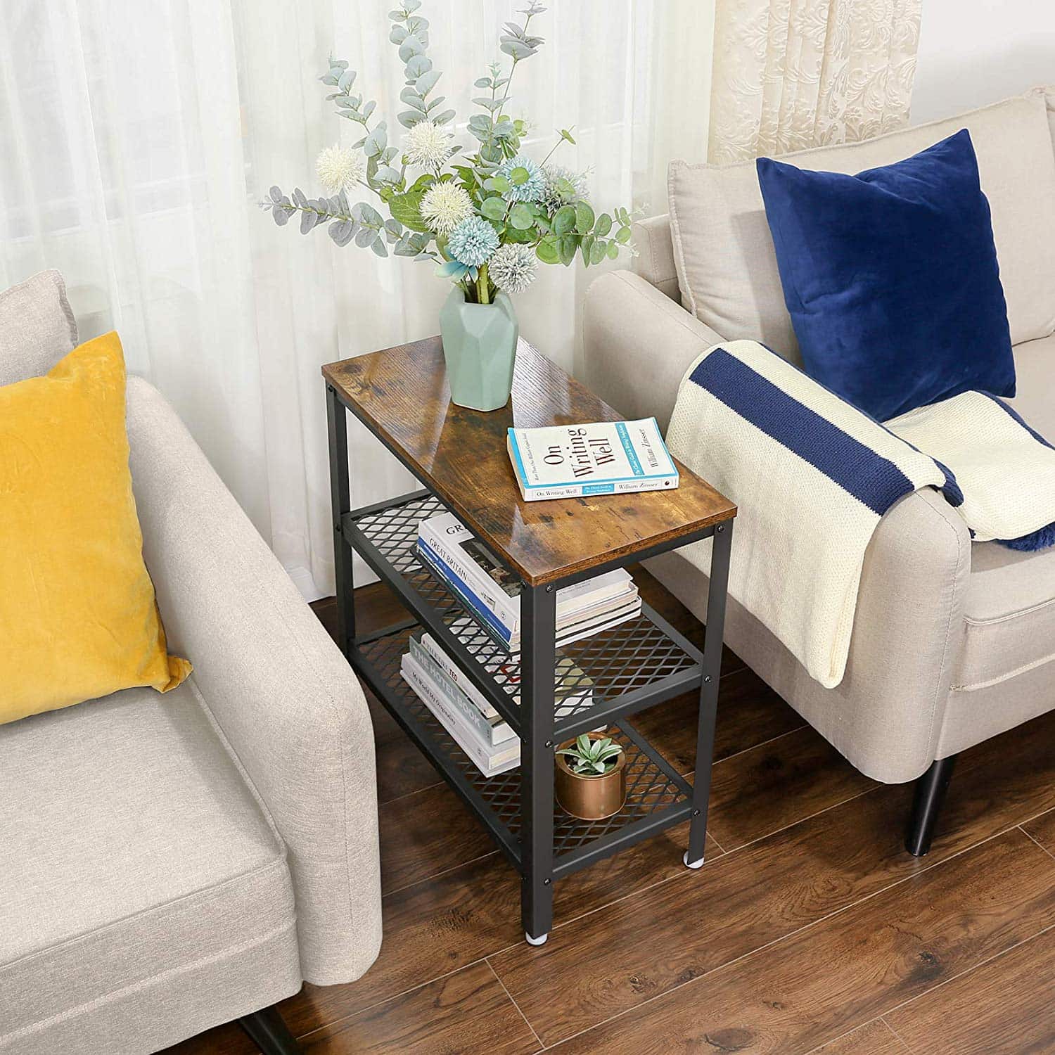 Double-Shelves-Side-Table-LET33BX-4mf30t8a23gOO6 Schmaler Beistelltisch Industrie-Design