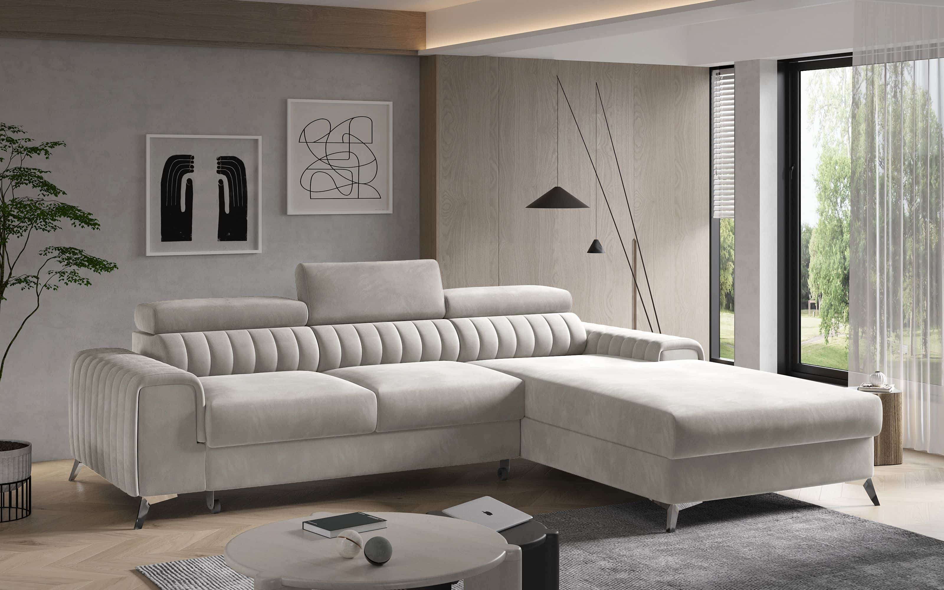 Ecksofa mit Schlaffunktion Jayson – Bequem, modern und funktional