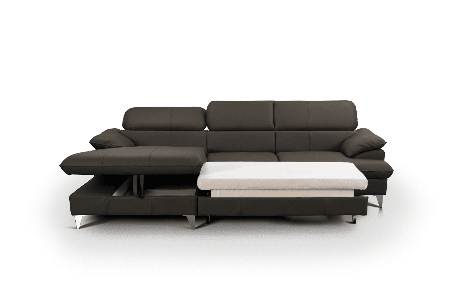 David Ecksofa Echtleder – Schlafsofa mit Bettkasten David Ecksofa Echtleder – Schlafsofa mit Bettkasten