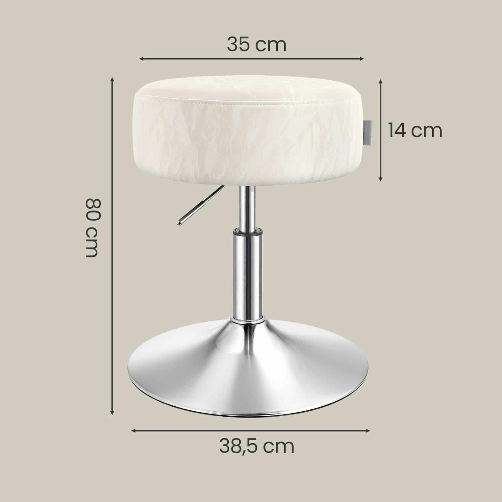 Sitzhocker, Schminkstuhl, höhenverstellbar Sitzhocker, Schminkstuhl, höhenverstellbar