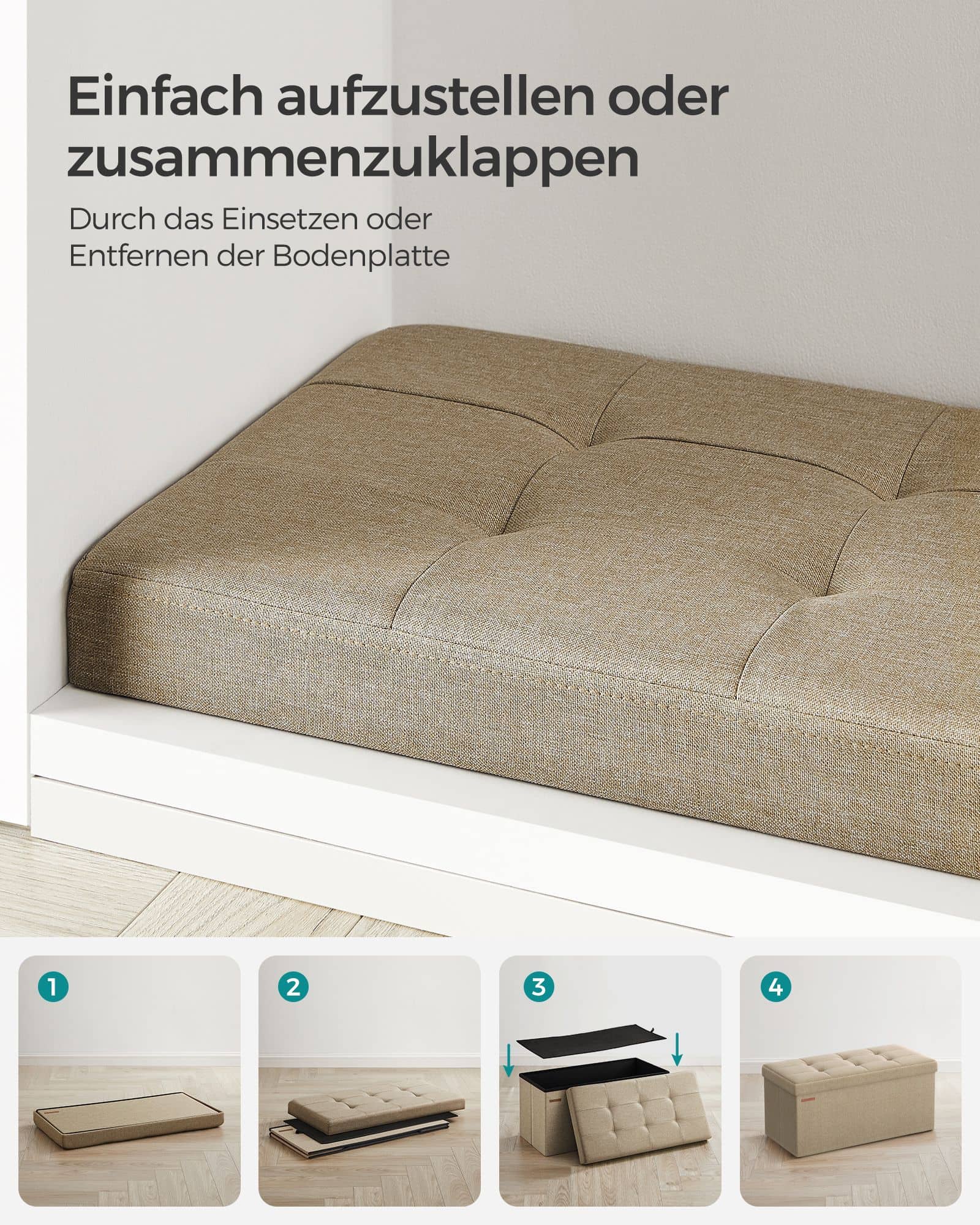 Sitzbank mit Stauraum schwarz-LSF047R01 Sitzbank mit Stauraum schwarz-LSF047R01