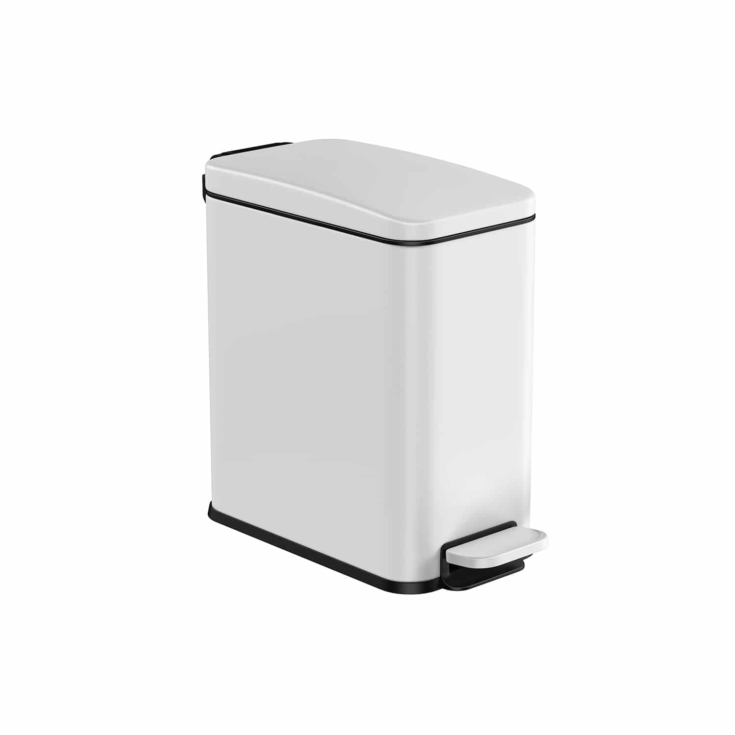 Kosmetikeimer 10 Liter mit Deckel weiß