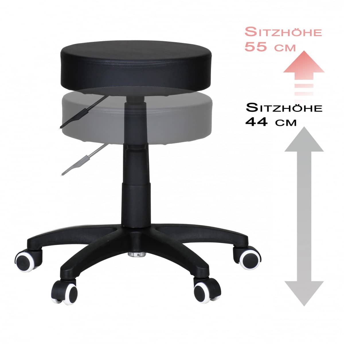 39155-AMSTYLE-Arbeitshocker-Leon-S-schwarz-SPM1-0_1NQ60auZfjm7el Hochwertiger Bürohocker mit 360° Drehfunktion