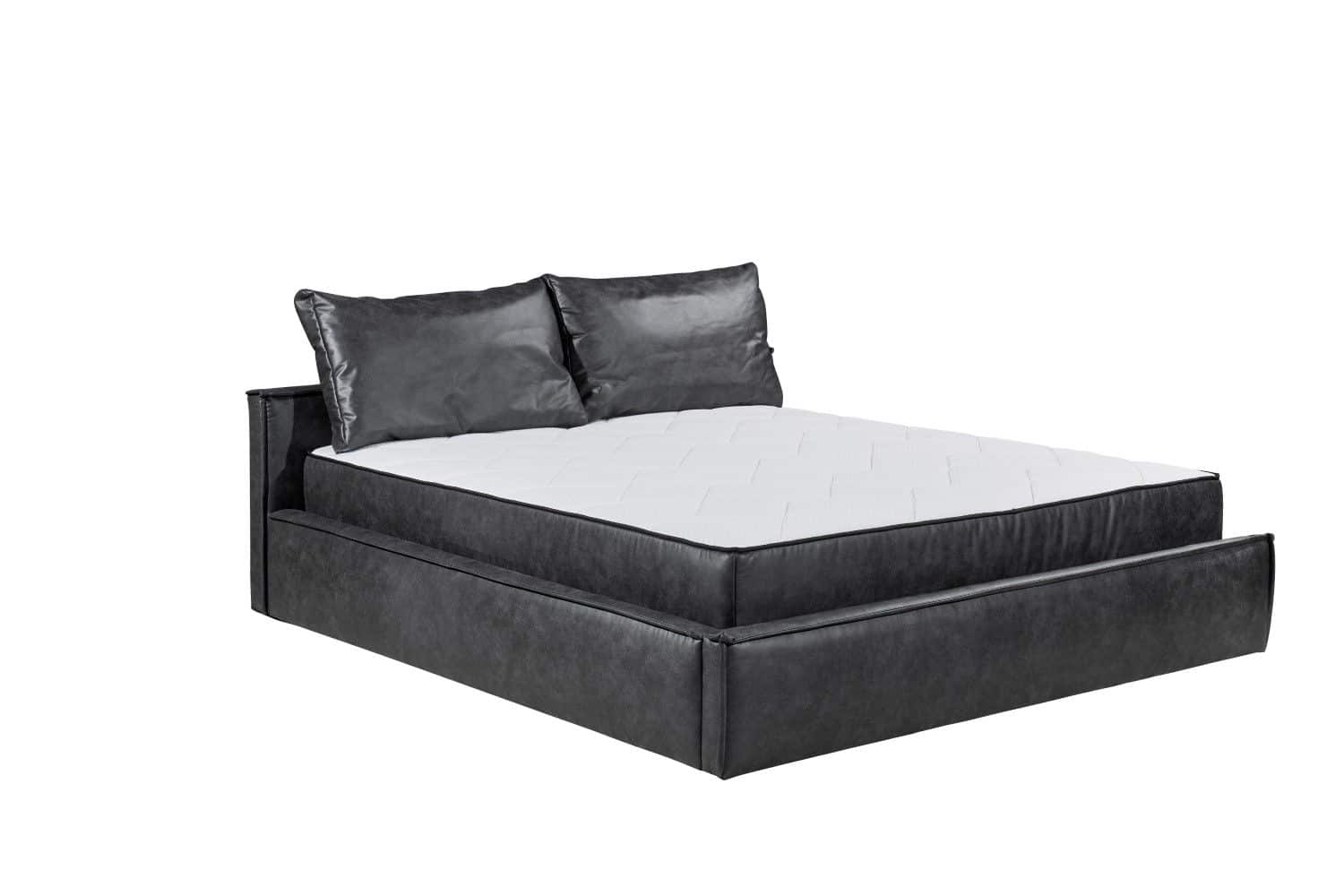 ED Exciting Design Boxbett Sintra 180x200 Anthrazit | Mikrofaser Taurus 