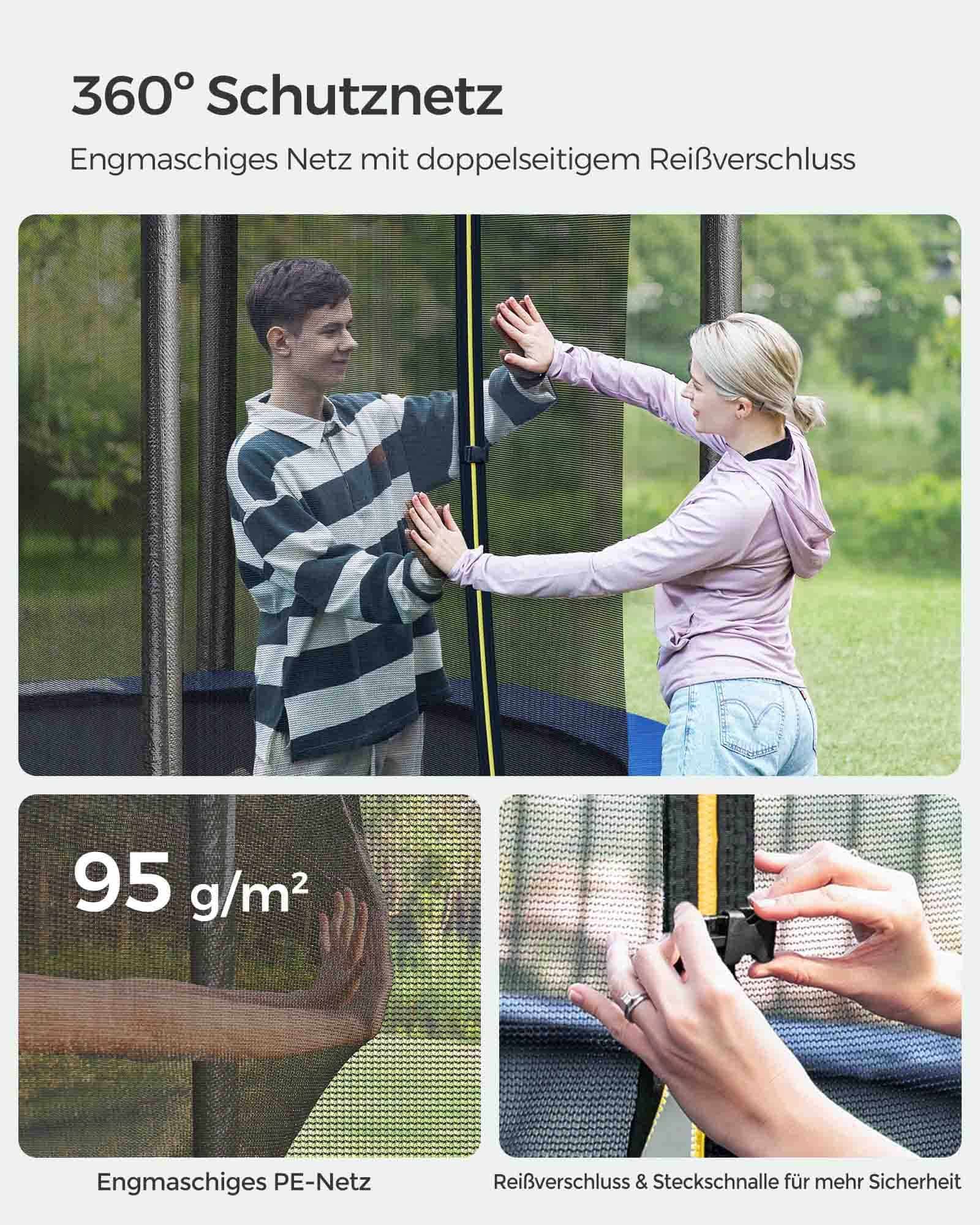 Trampolin Ø 244 cm mit Sicherheitsnetz-STR083Q01 Trampolin Ø 244 cm mit Sicherheitsnetz-STR083Q01