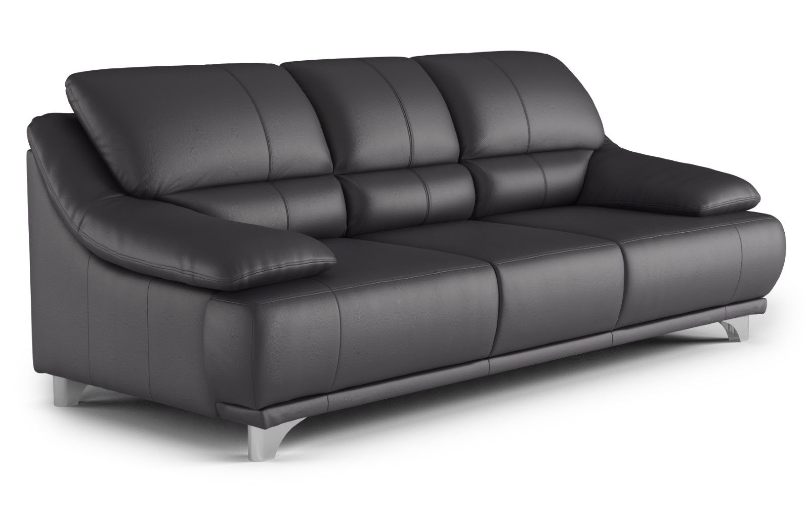 3-Sitzer Sofa Maranello von Cotta aus Echtleder Pampas Madras