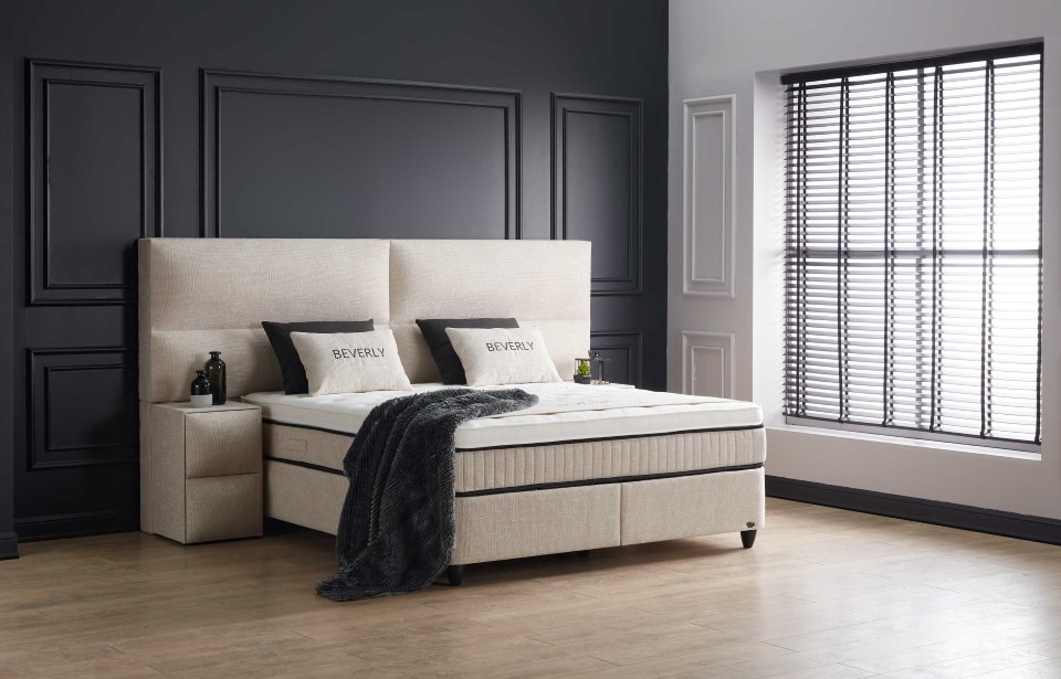 UCD_beverly_0606 Himmlisches Erlebnis: Boxspringbett Beverly in Beige Mikrofaser