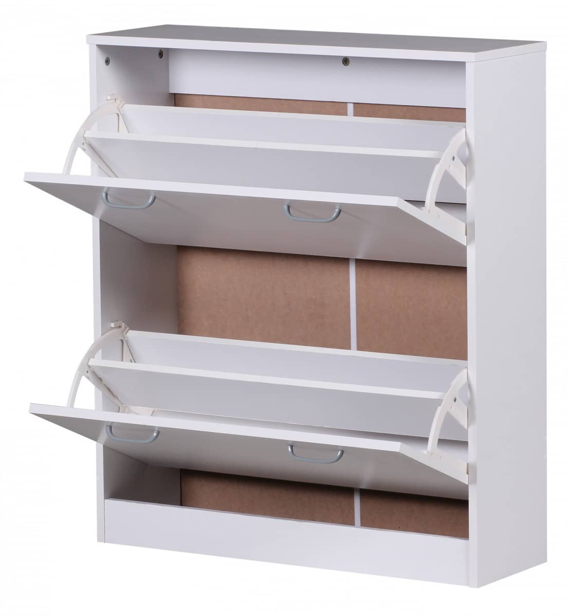 Schuhkipper KIEL Weiß matt 2 Fächer 75 x 87 x 24 cm Schuhkipper KIEL Weiß matt 2 Fächer 75 x 87 x 24 cm