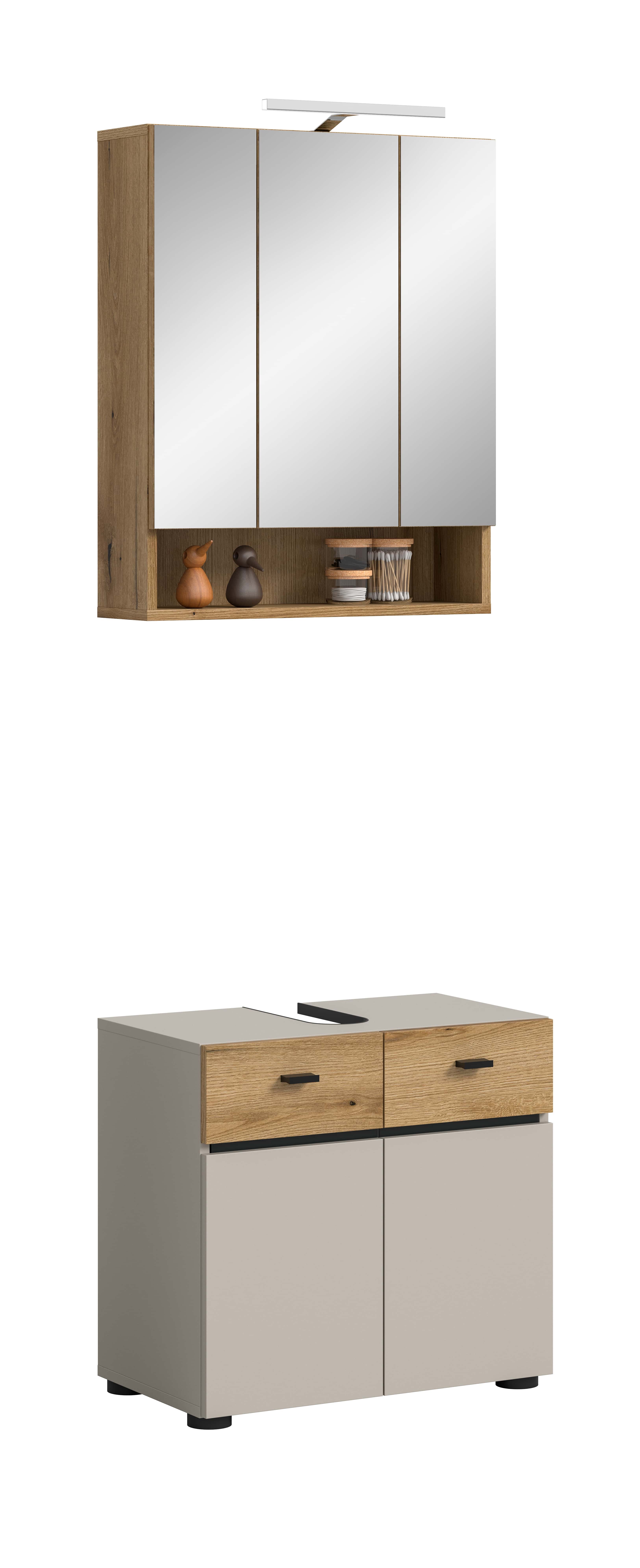 Aqua Badkombination inkl. Beleuchtung Aqua Badkombination inkl. Beleuchtung