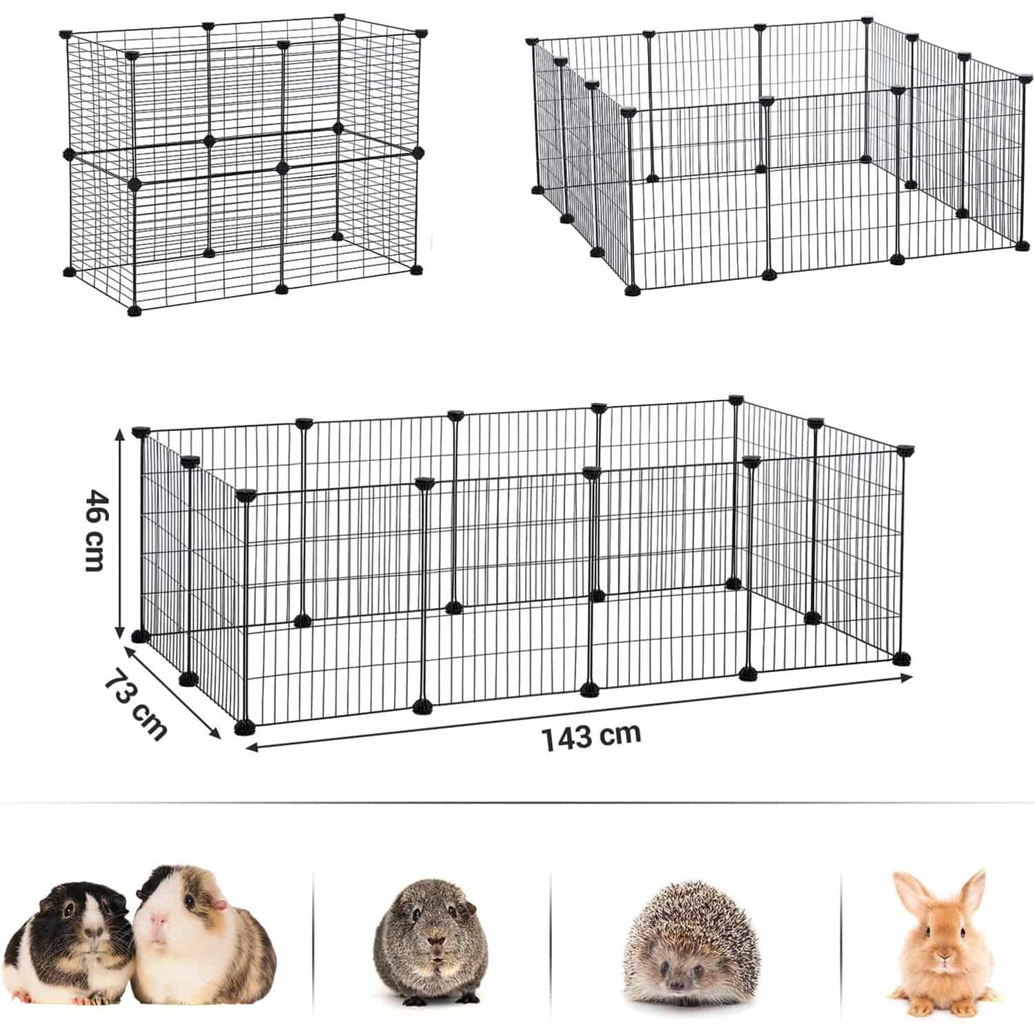 Gittergehege für Kleintiere 12 Gitter-LPI01H Gittergehege für Kleintiere 12 Gitter-LPI01H