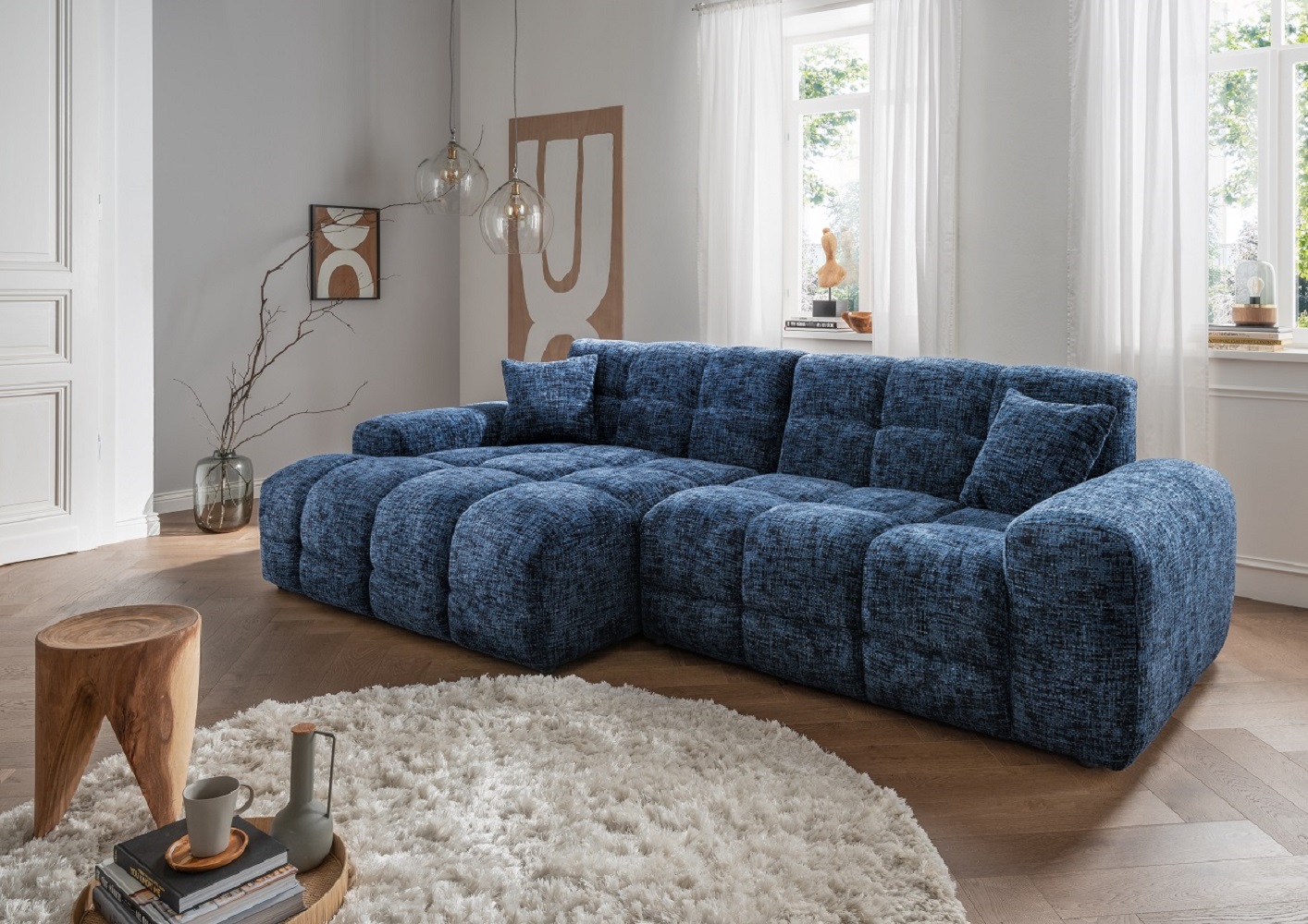 Ecksofa Bosco von Benformato – mit Tonnentaschenfederkern