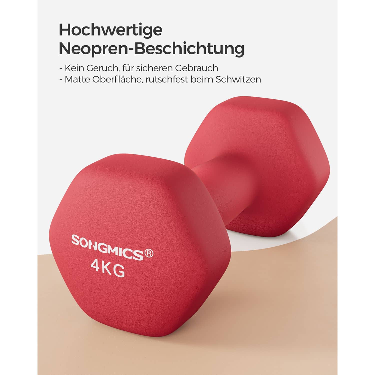 Kurzhanteln 2er-Set magentarot