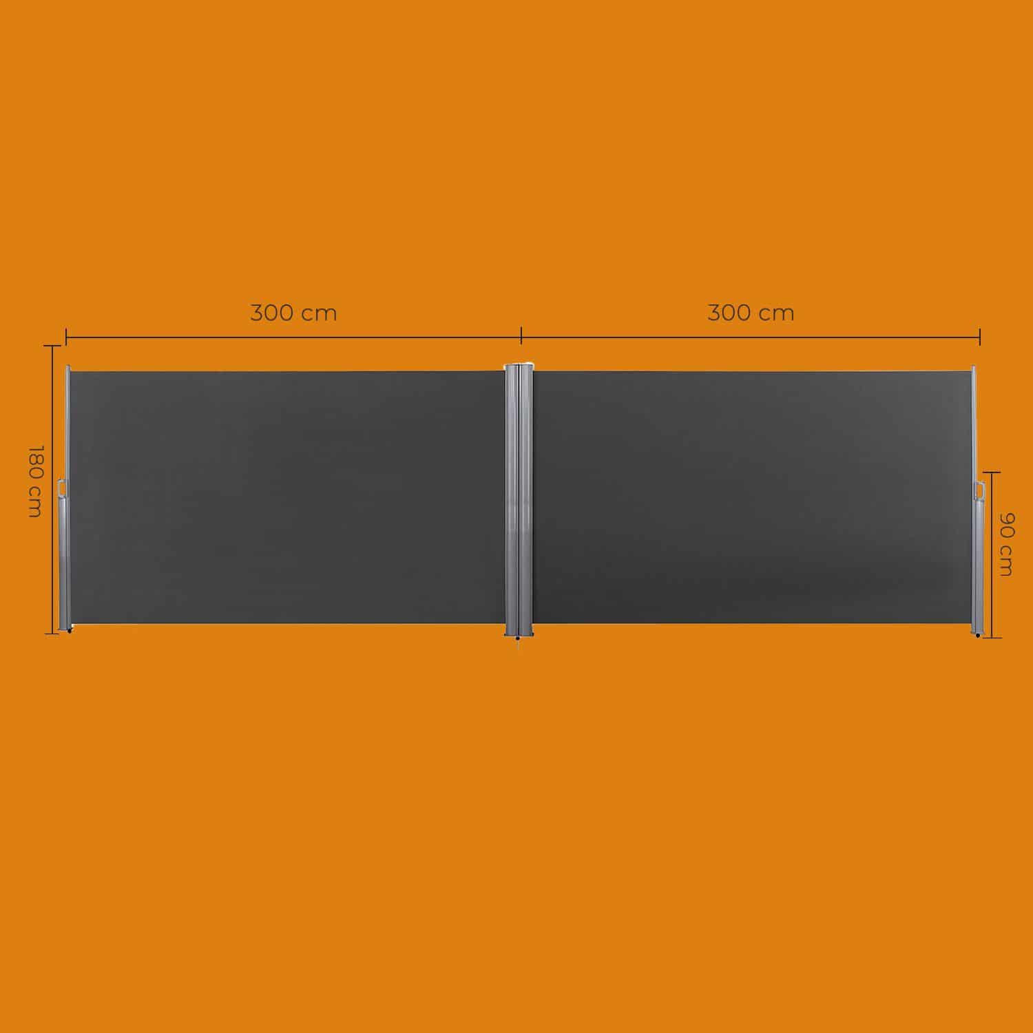 Doppelseitenmarkise, 1,8 x 6 m (H x L) Doppelseitenmarkise, 1,8 x 6 m (H x L)