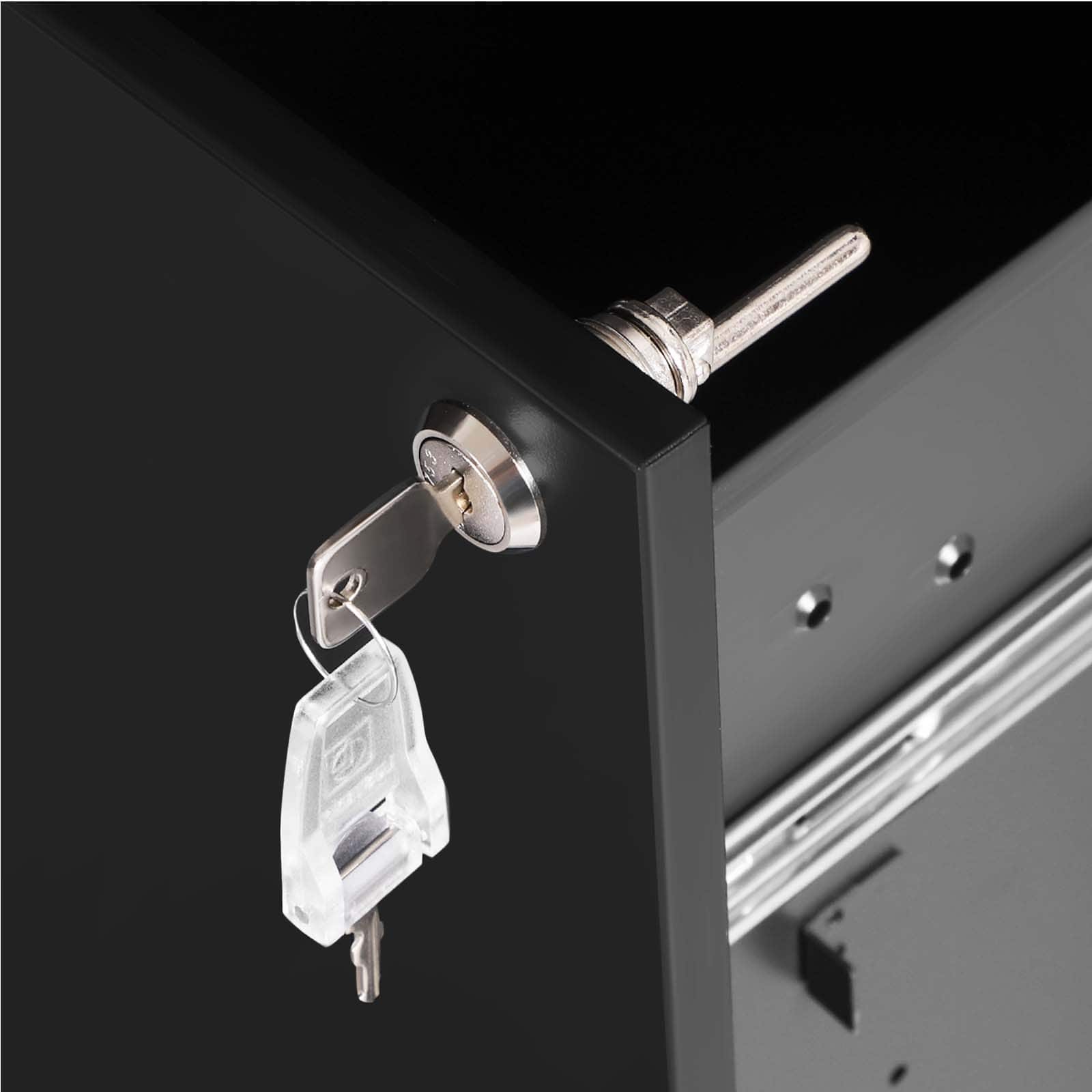 Rollcontainer Mattschwarz-B34OFC63BK Rollcontainer Mattschwarz-B34OFC63BK