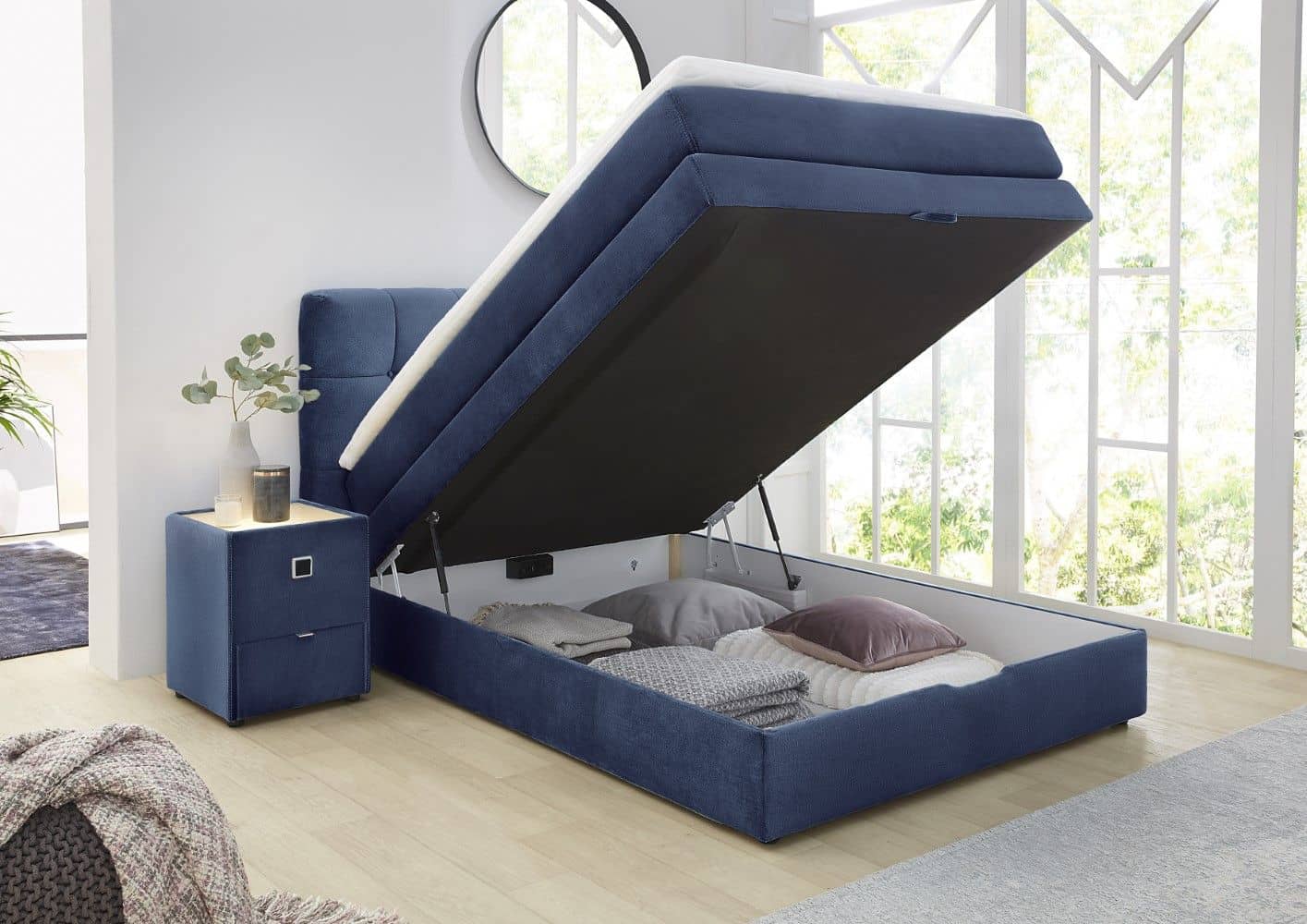 Boxspringbett Amy 140x200 & 180x200 mit Bettkasten – Jockenhöfer Boxspringbett Amy 140x200 & 180x200 mit Bettkasten – Jockenhöfer