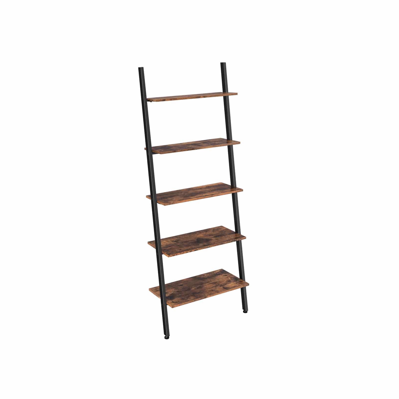 Industriestil Leiterregal mit 5 Ablagen-LLS46BX Industriestil Leiterregal mit 5 Ablagen-LLS46BX