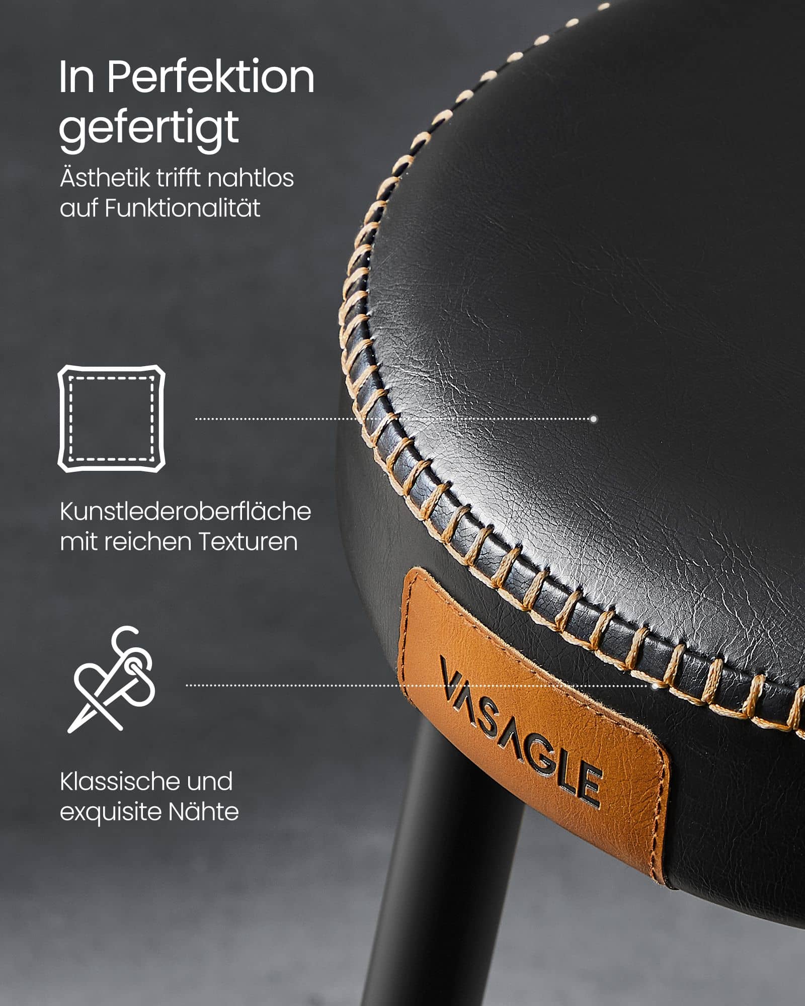 2er Set EKHO Kollektion - Esszimmerstühle tintenschwarz 2er Set EKHO Kollektion - Esszimmerstühle tintenschwarz