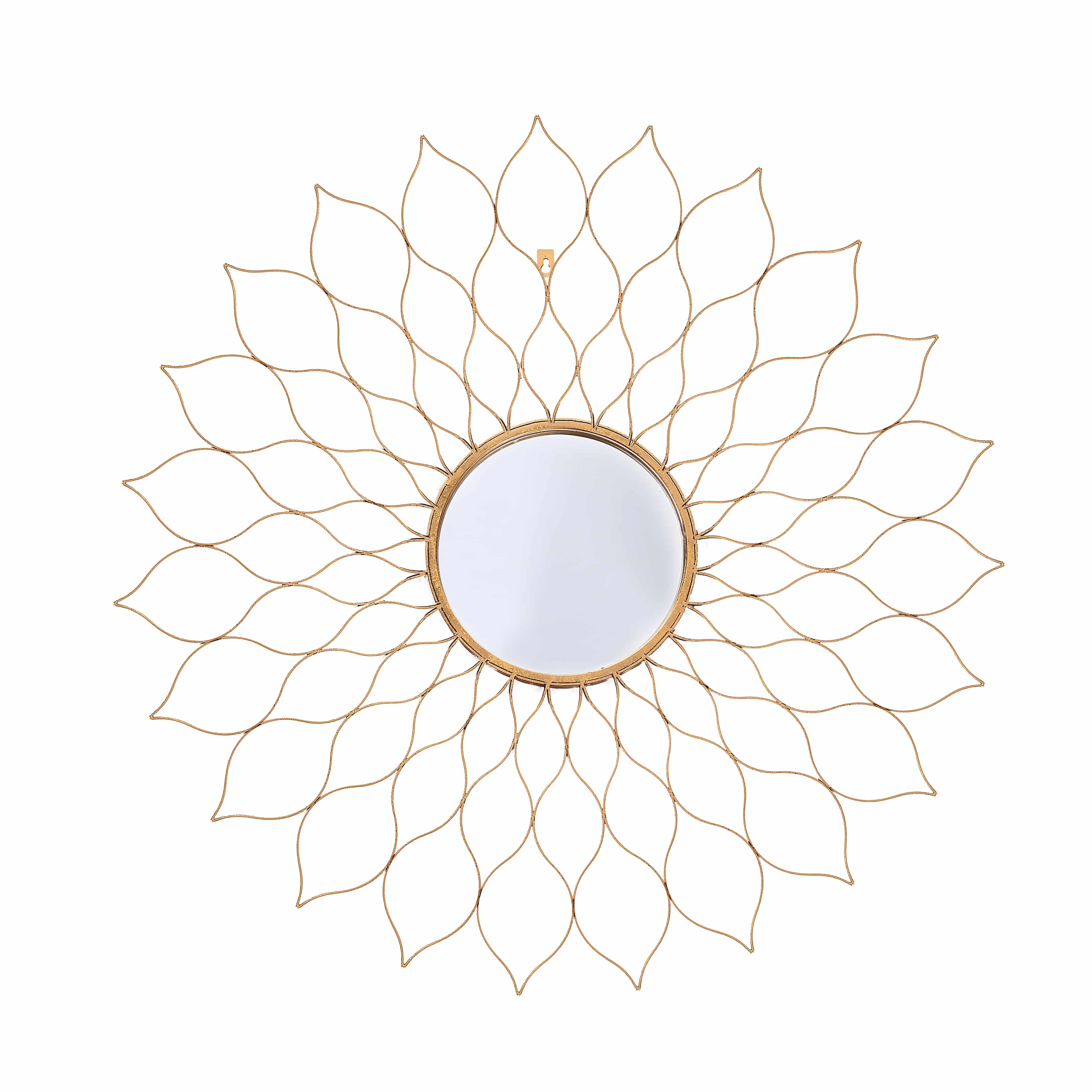 Metall Wandspiegel Nero 102 Gold Metall Wandspiegel Nero 102 Gold