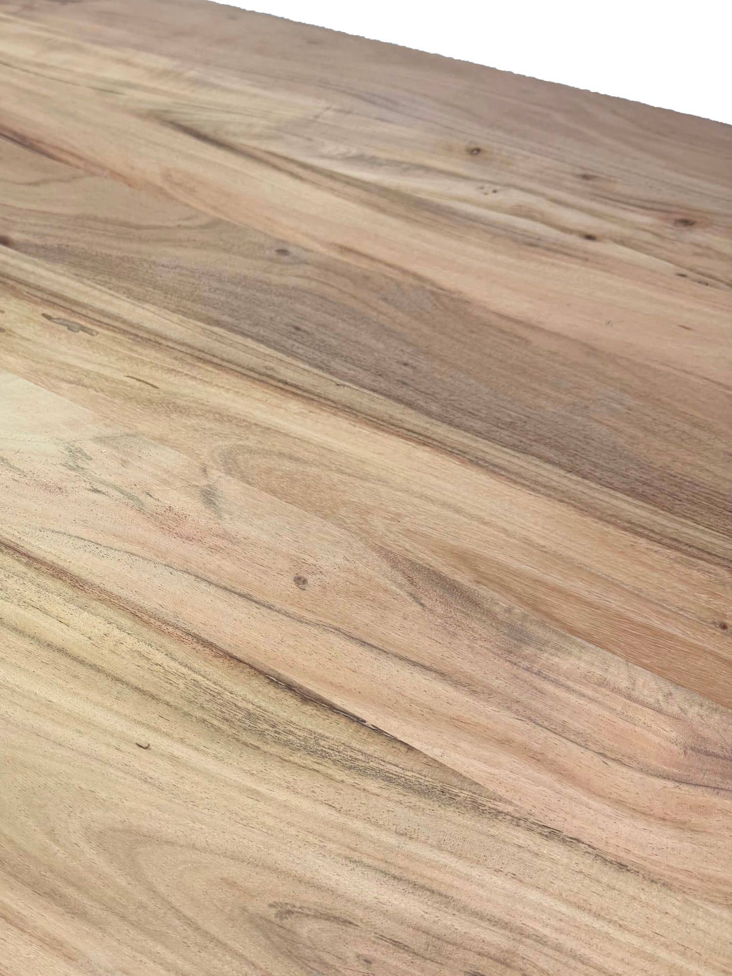 Schreibtisch aus Massivholz Akazie 180 x 90 cm rechteckig mit Schublade - Moderner massiver Bürotisch mit Metall - Natur Holztisch Industrial Design Schreibtisch aus Massivholz Akazie 180 x 90 cm rechteckig mit Schublade - Moderner massiver Bürotisch mit Metall - Natur Holztisch Industrial Design