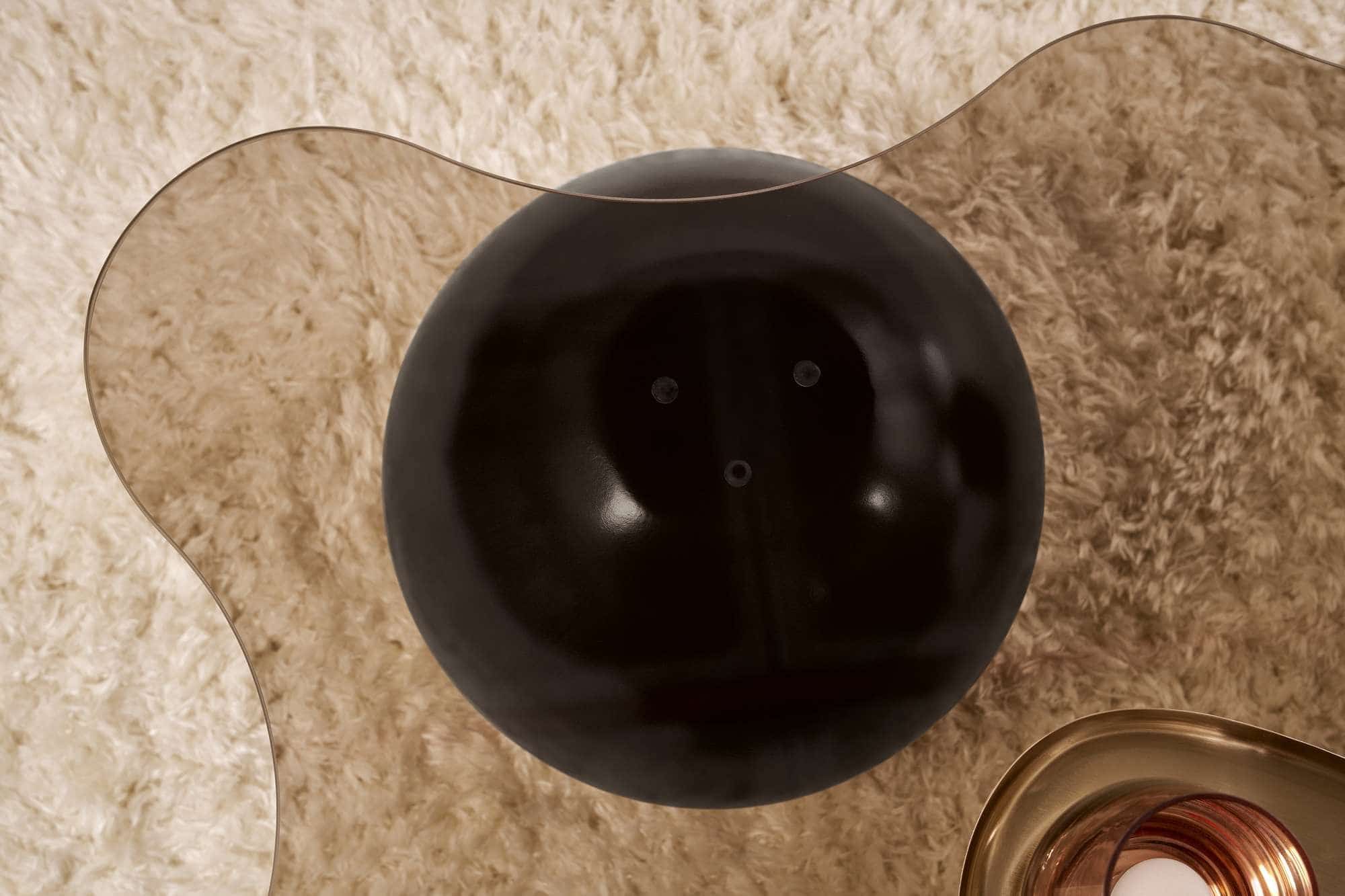 Noxa - schwarz, grau - Couchtisch