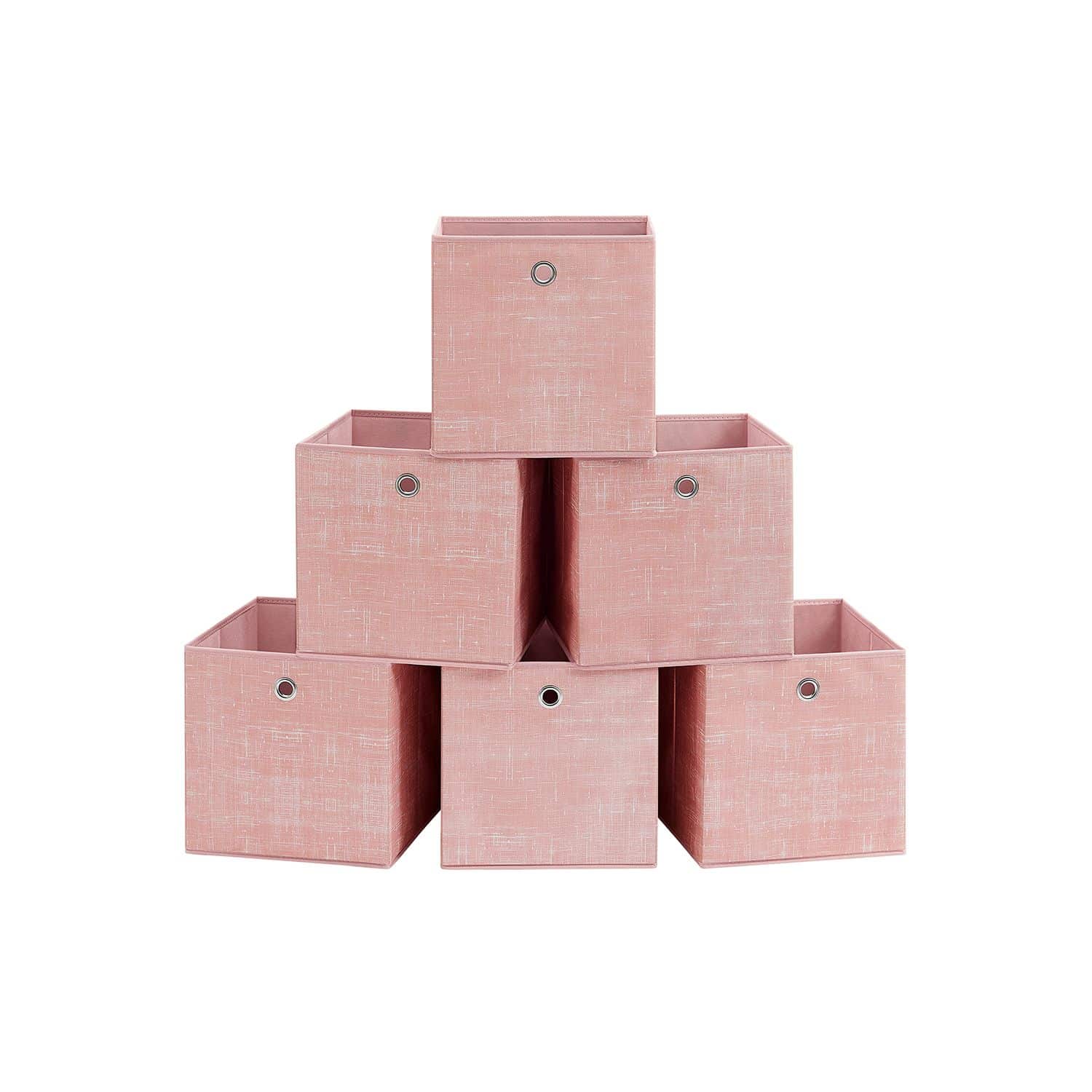 Aufbewahrungsbox 6er Set pastellrosa-RFB006R01 Aufbewahrungsbox 6er Set pastellrosa-RFB006R01