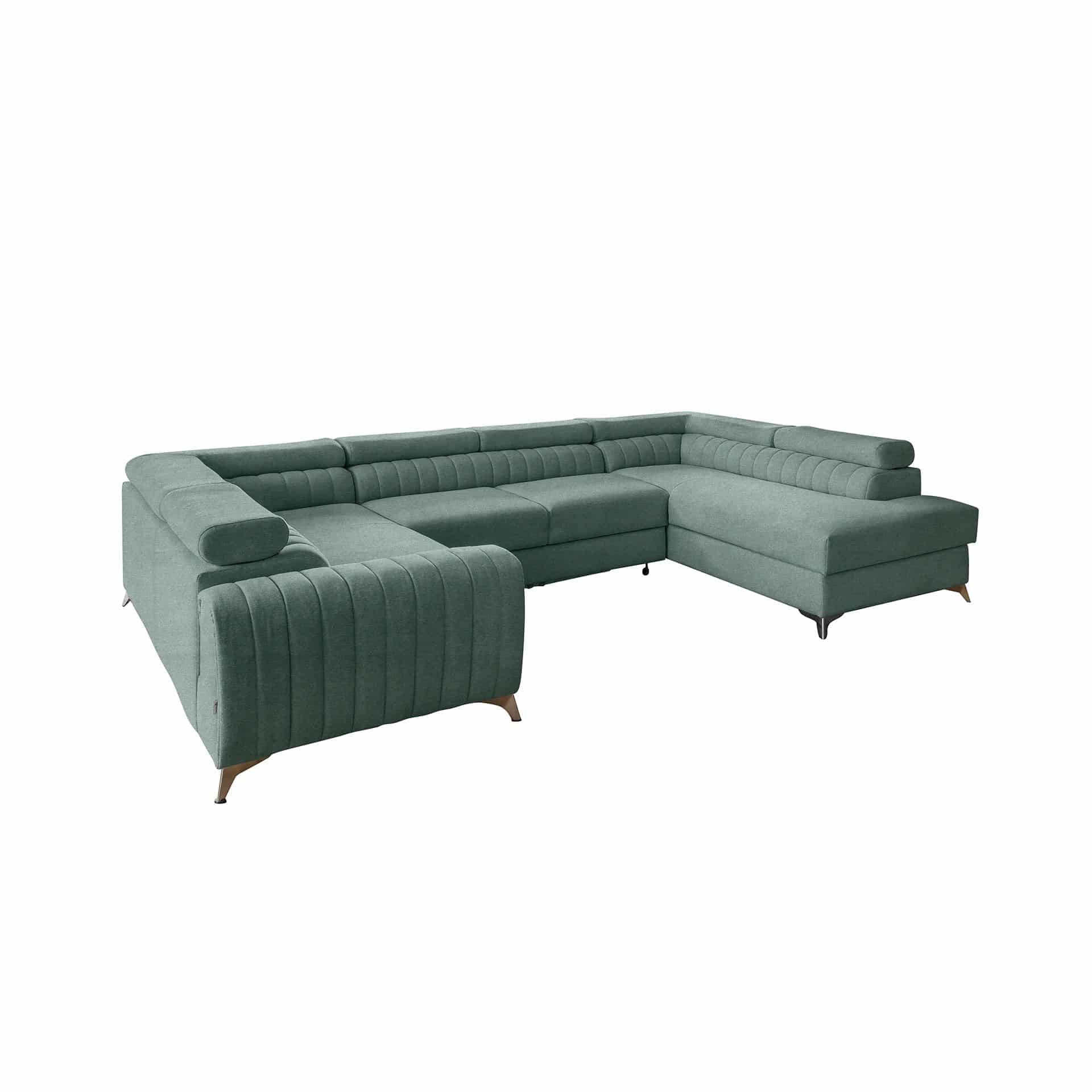 Louis Wohnlandschaft mit Schlaffunktion & Bettkasten - Poco-Stoff Louis Wohnlandschaft mit Schlaffunktion & Bettkasten - Poco-Stoff