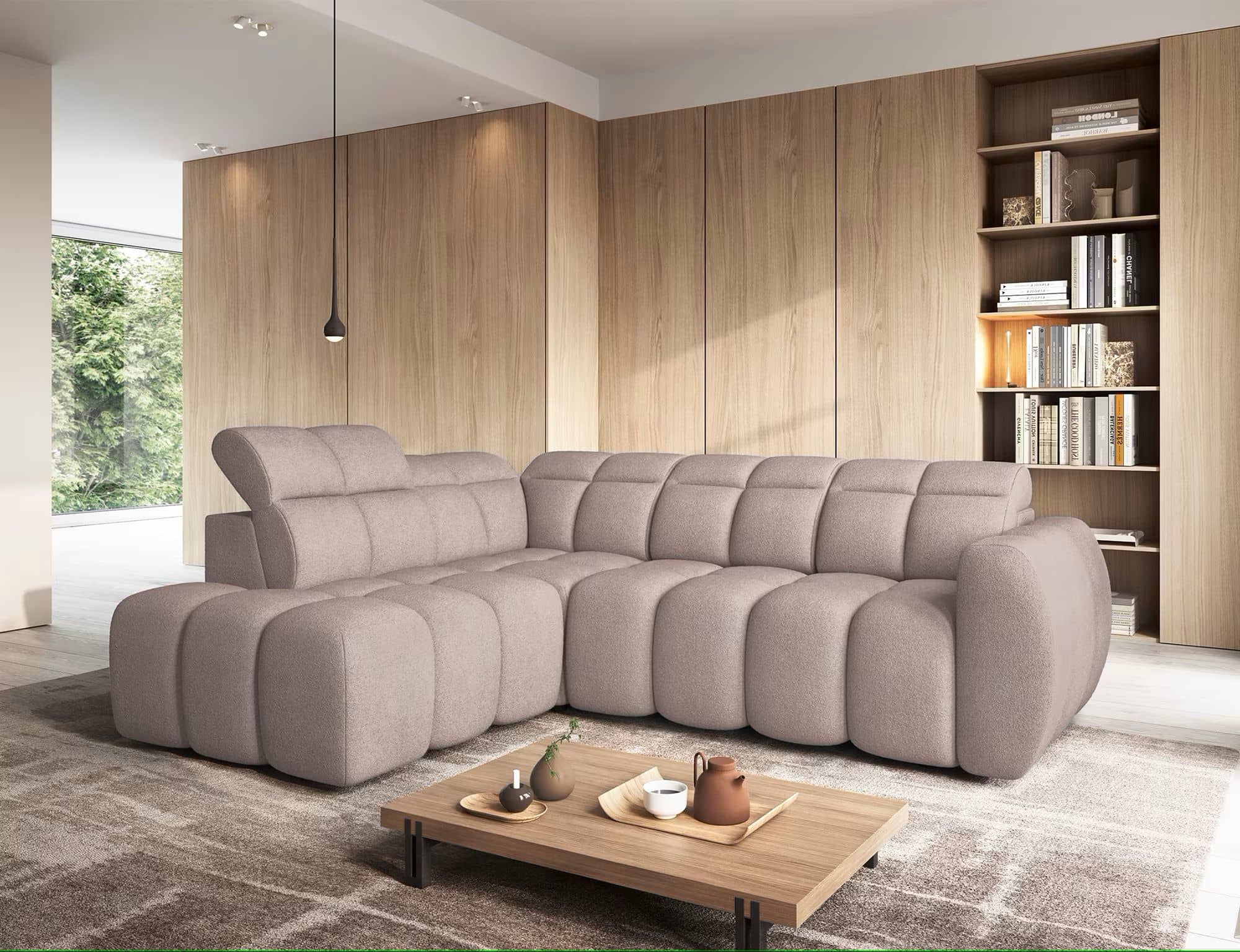 Sofa Falconn Xillar Braun links – Modernes Ecksofa mit elektrischem Sitzvorschub & Bettkasten Sofa Falconn Xillar Braun links – Modernes Ecksofa mit elektrischem Sitzvorschub & Bettkasten
