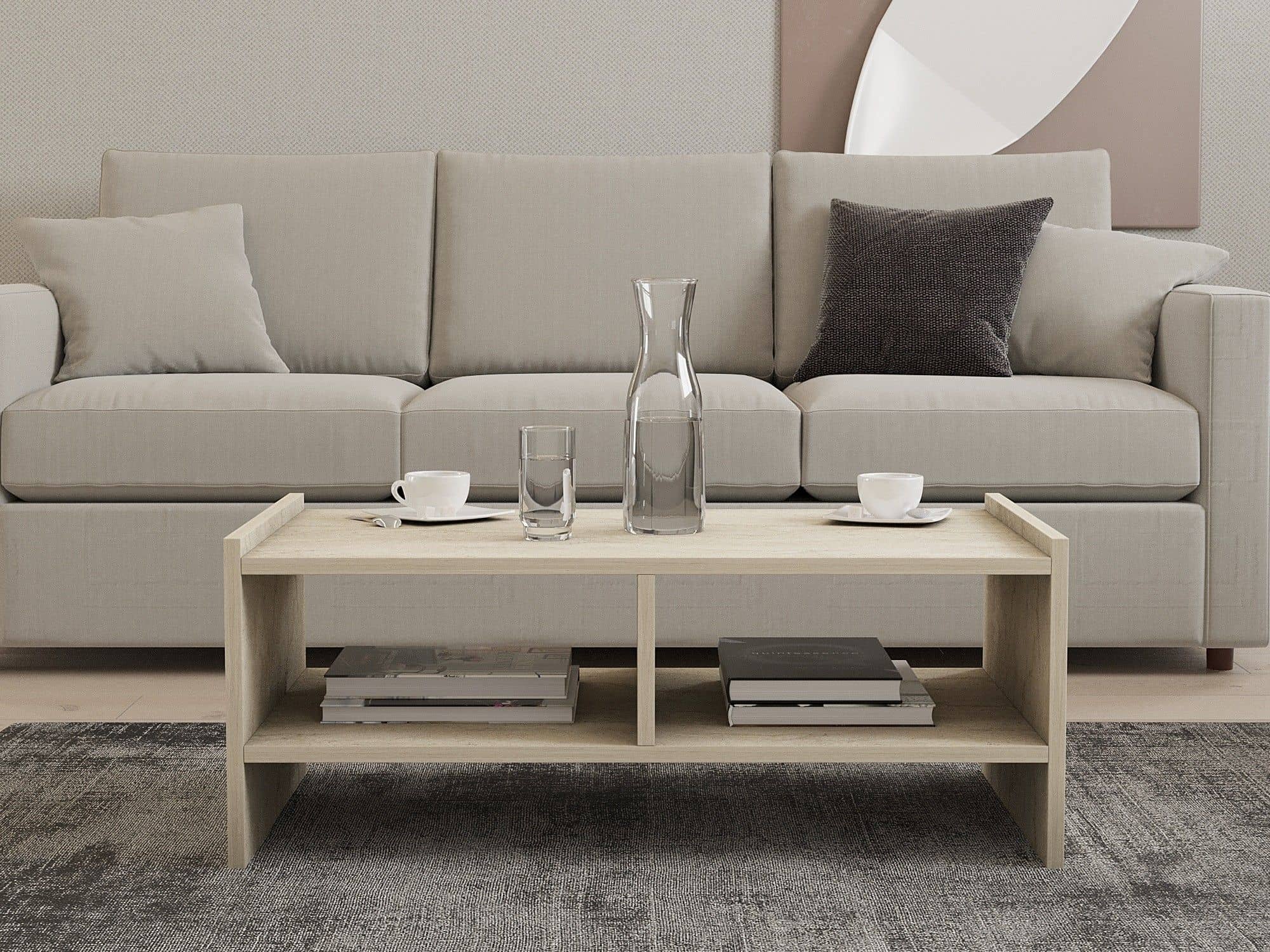 Pera - Travertine - Couchtisch