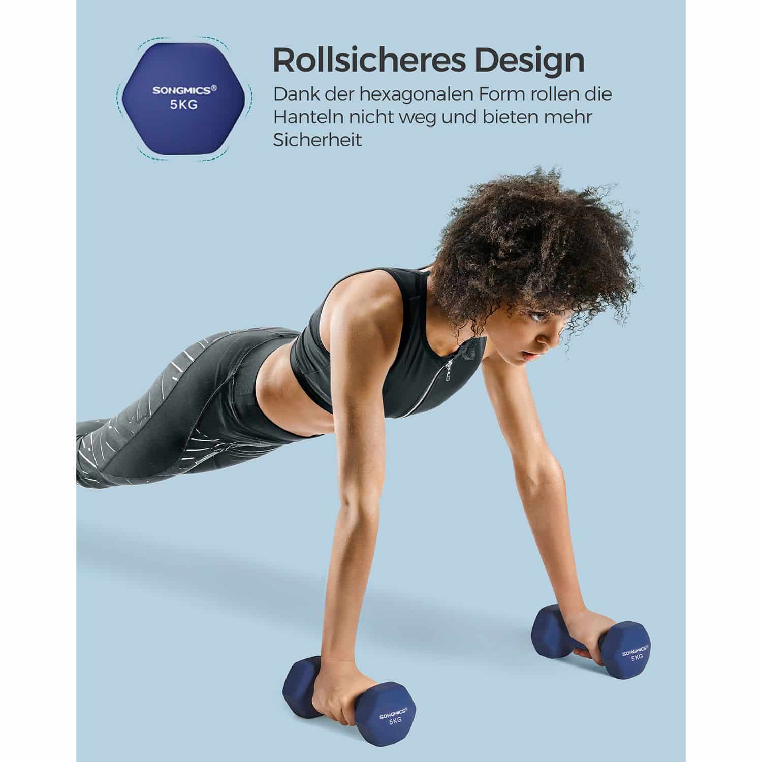 Hanteln, 2er Set, 2 x 5 kg Hanteln, 2er Set, 2 x 5 kg