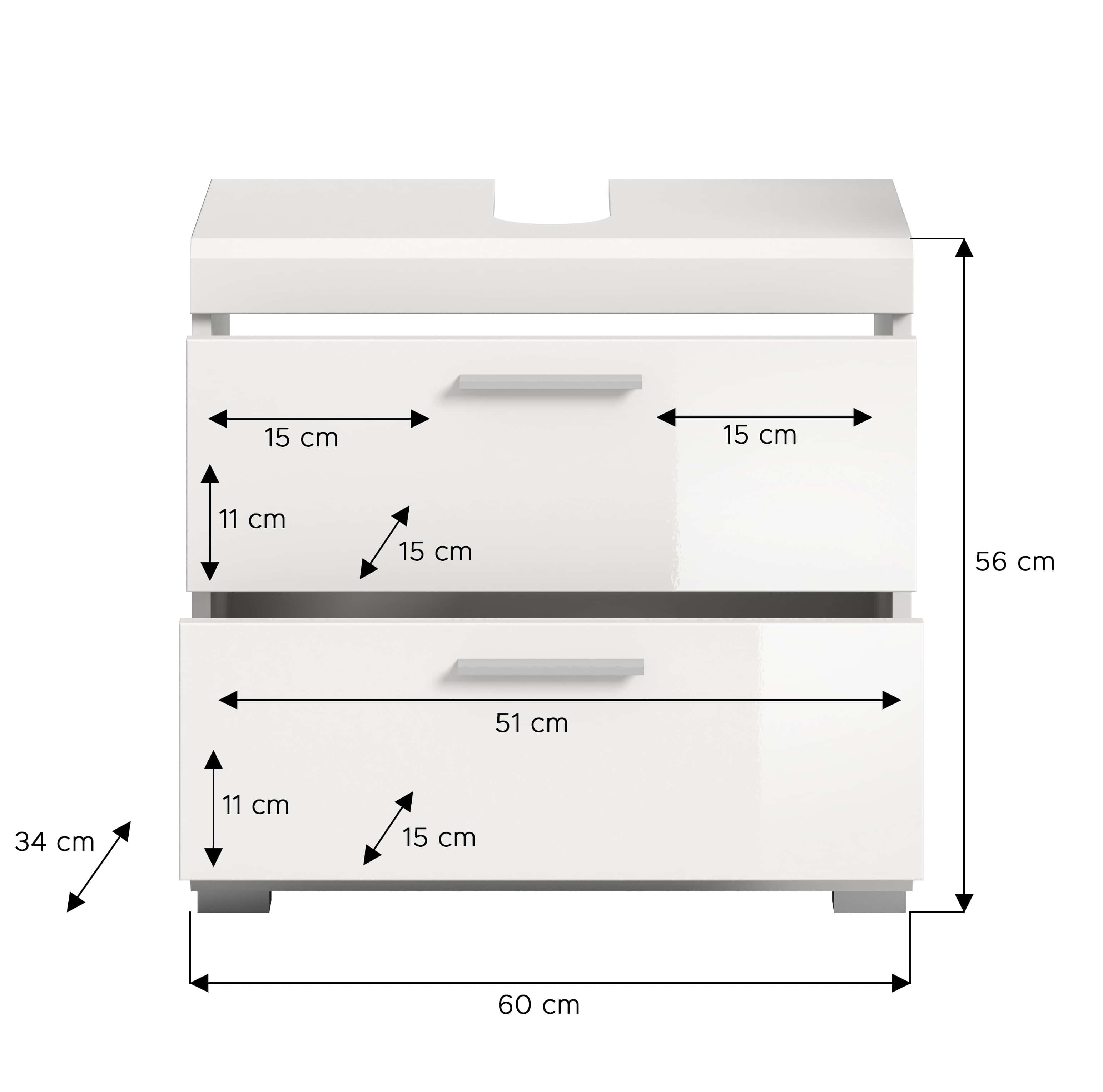Scout Waschbeckenunterschrank