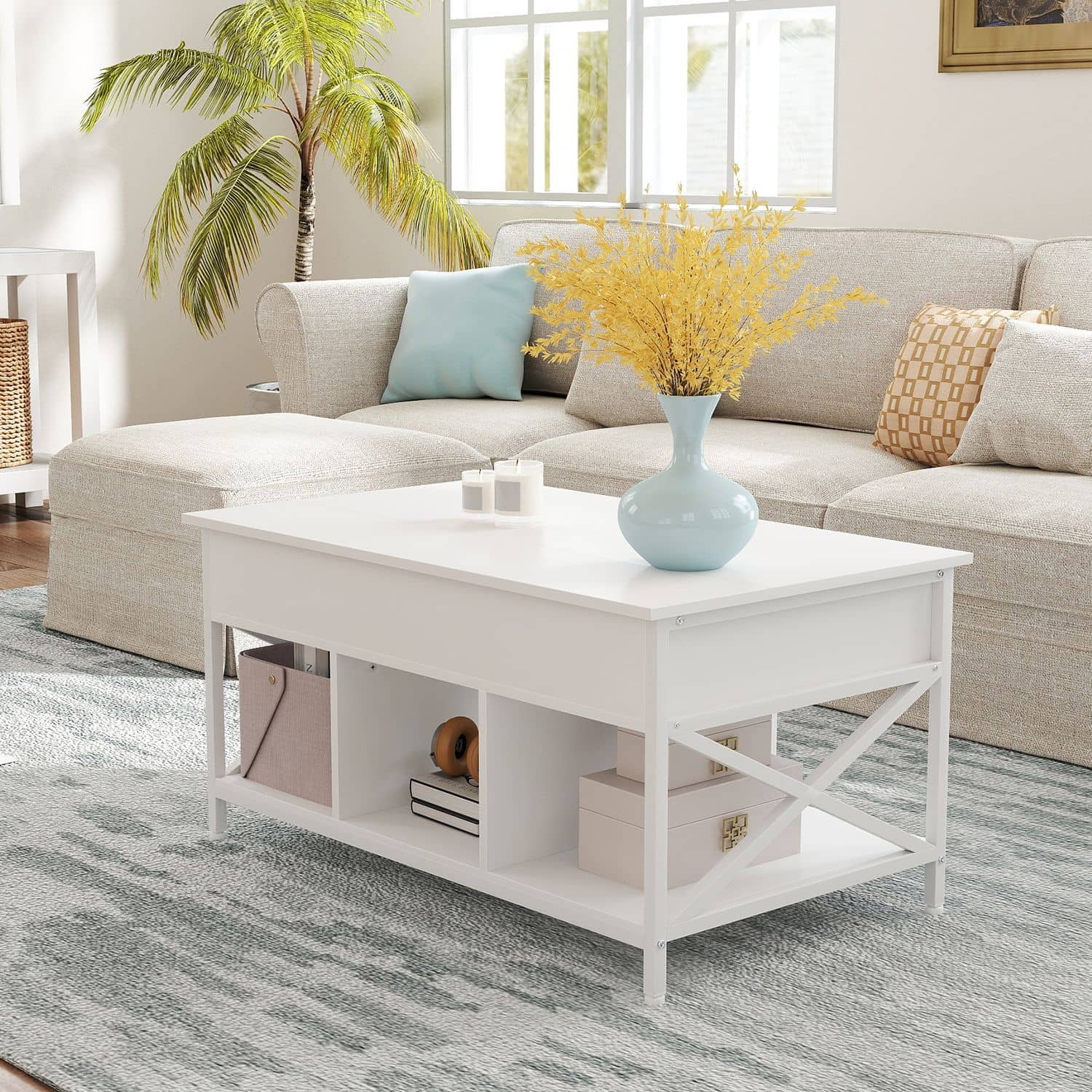 Couchtisch, höhenverstellbare Tischplatte, Kaffeetisch Couchtisch, höhenverstellbare Tischplatte, Kaffeetisch