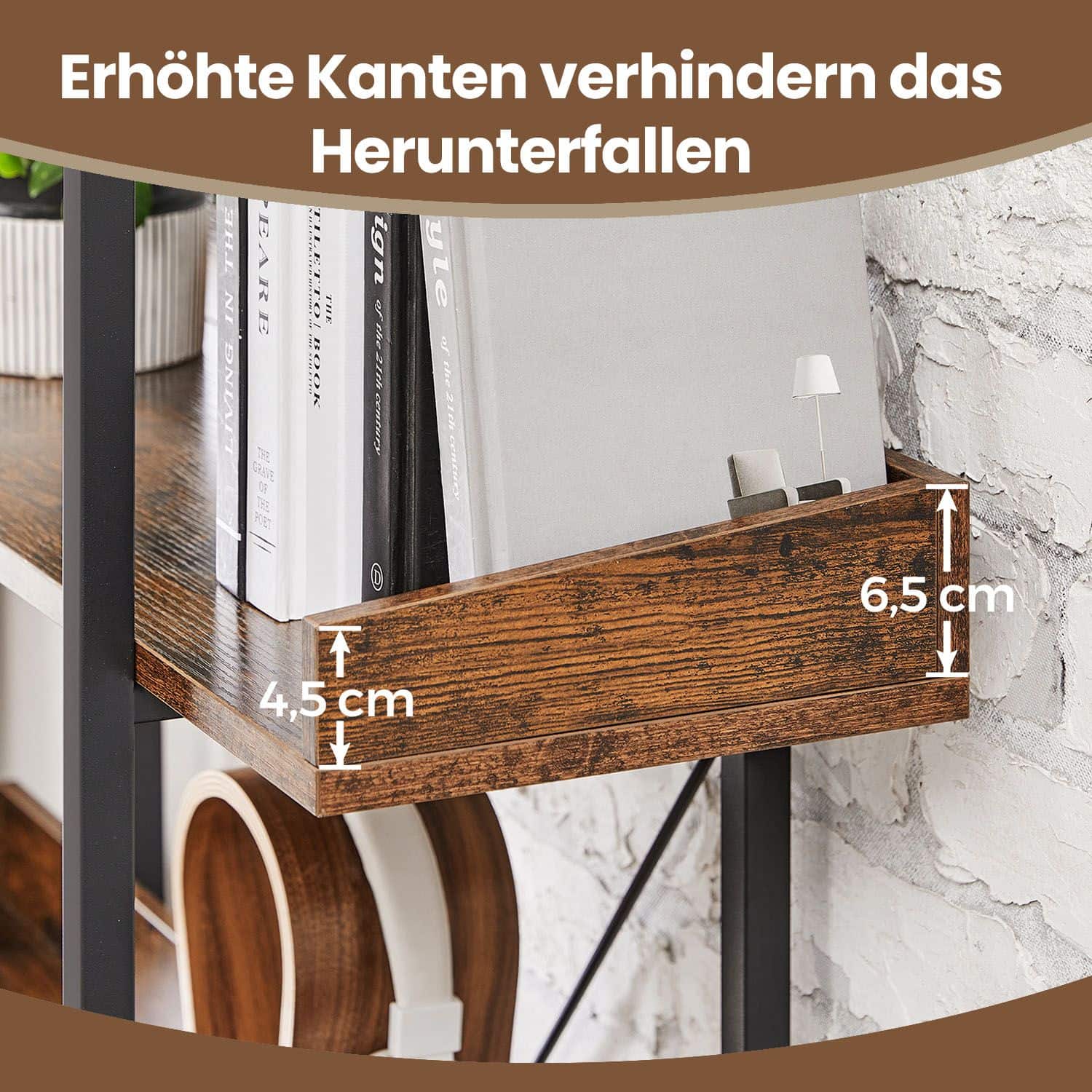 Bücherregal mit 5 Ebenen Bücherregal mit 5 Ebenen