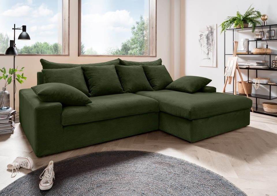 Benformato_Avellino_2-REC_4822-1 Ecksofa Avellino: Natürliches Flair mit Moosgrünem Komfort