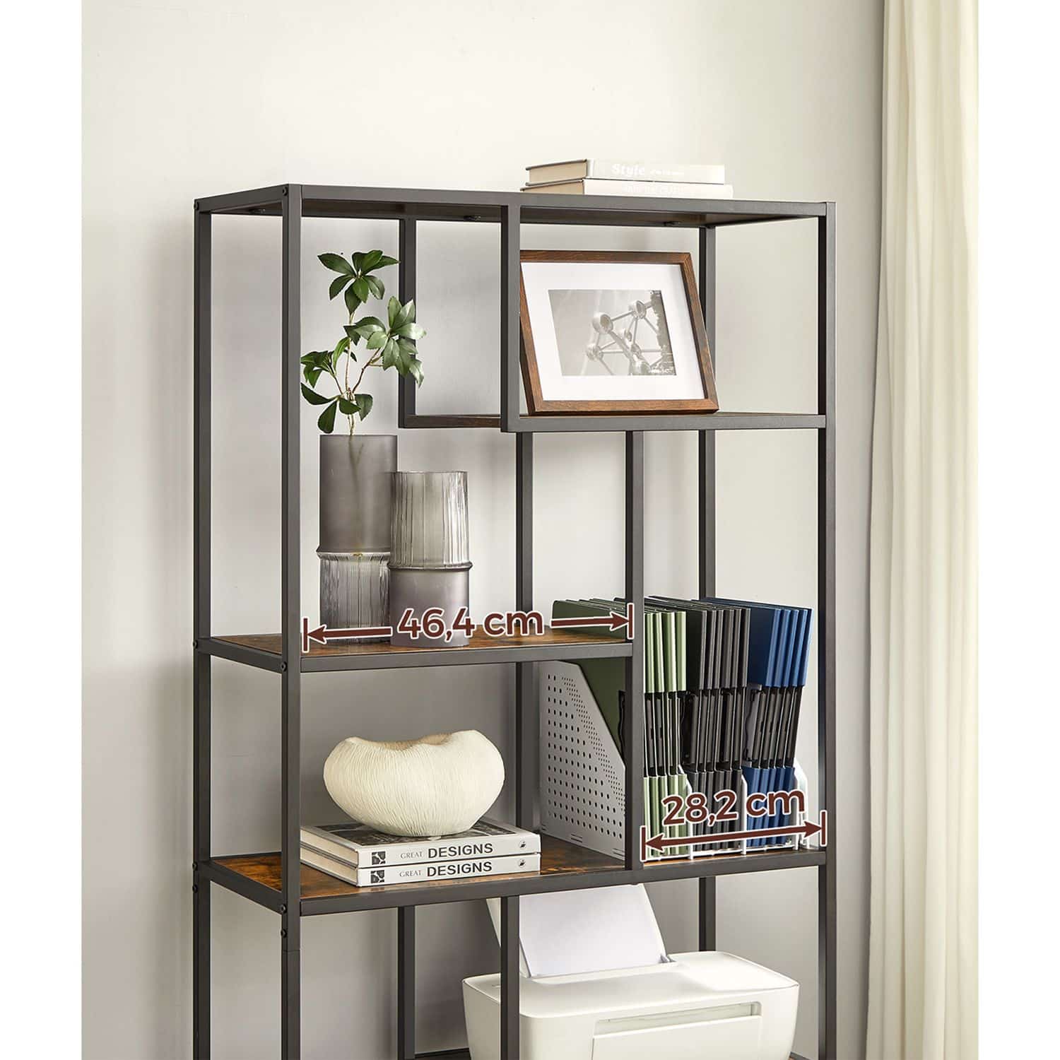 LLS119B01-5ou Bücherregal 180 cm hoch