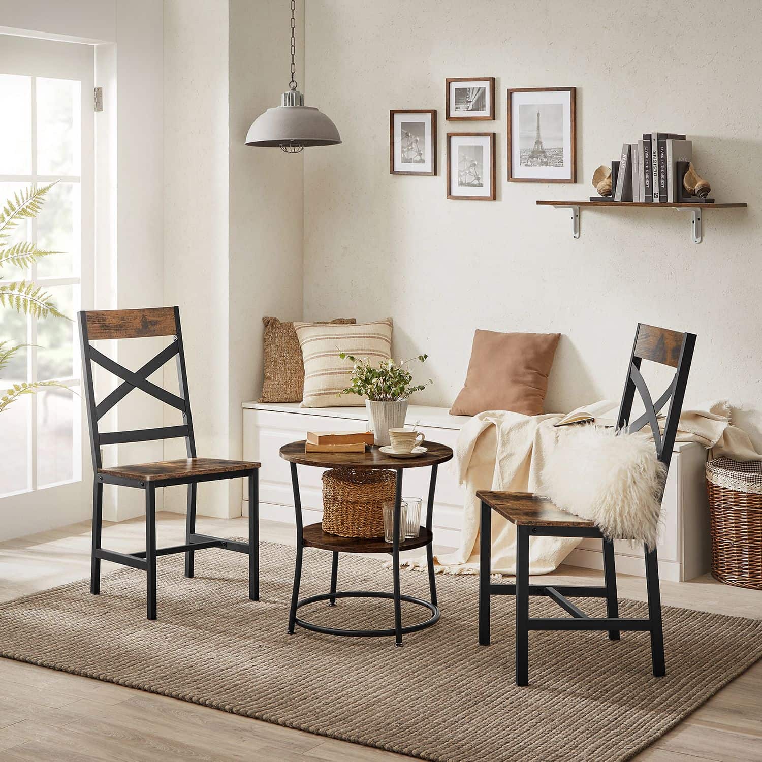 Doppel-Essstühle Set mit 2 für Esszimmer