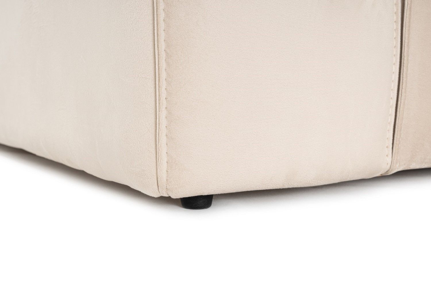 Sofa Lora 2-Sitzer Creme – Mikrofaser Velour Sofa Lora 2-Sitzer Creme – Mikrofaser Velour