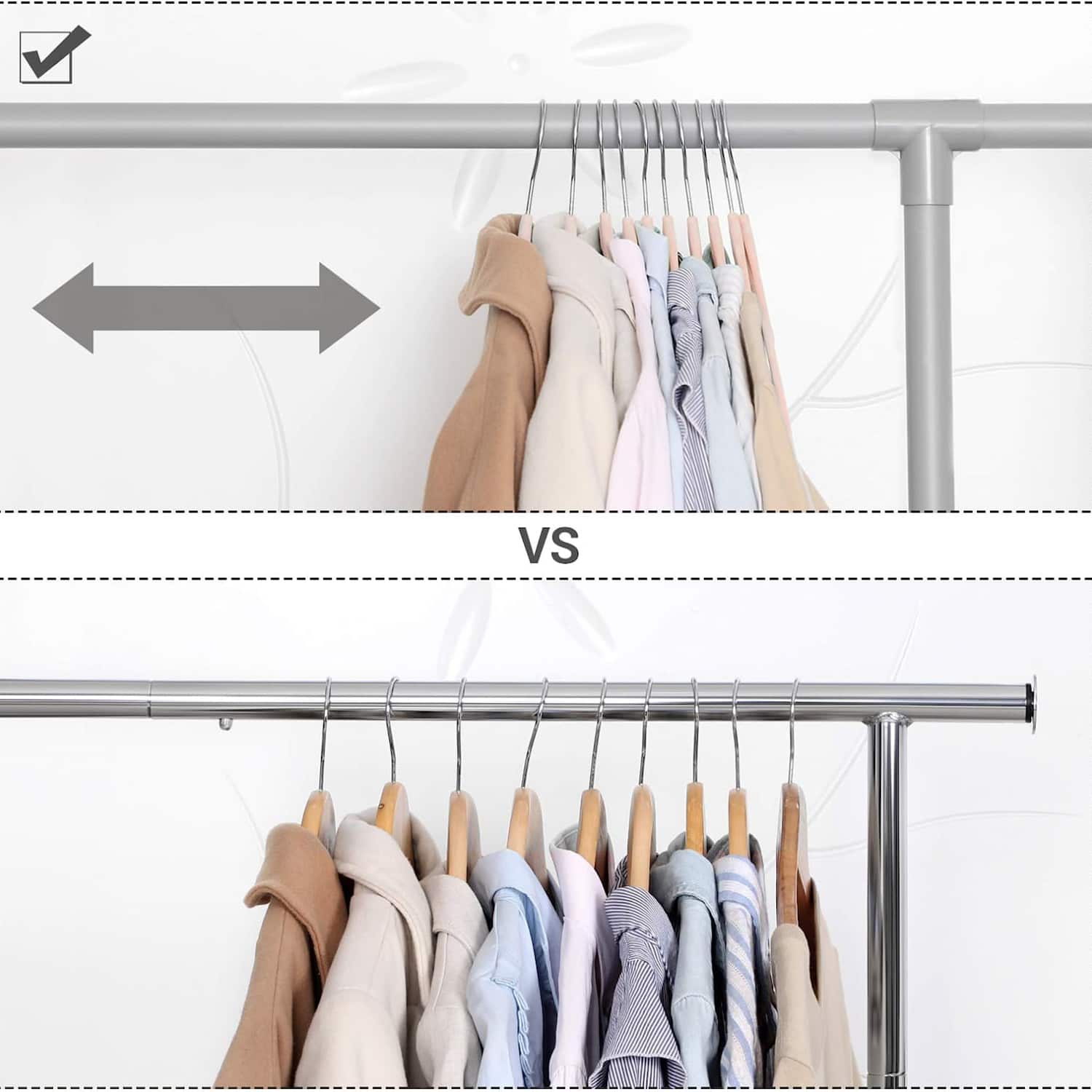 Kleiderbügel Hellrosa-CRF50PK Kleiderbügel Hellrosa-CRF50PK