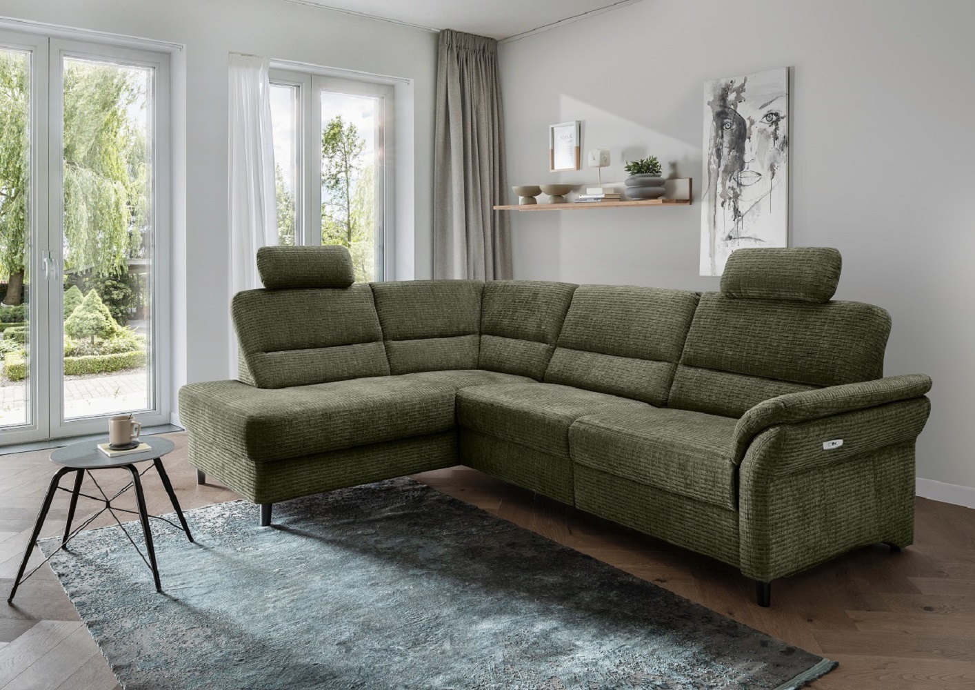 Das Ecksofa Cavoli mit elektronischer Relaxfunktion – Benformato
