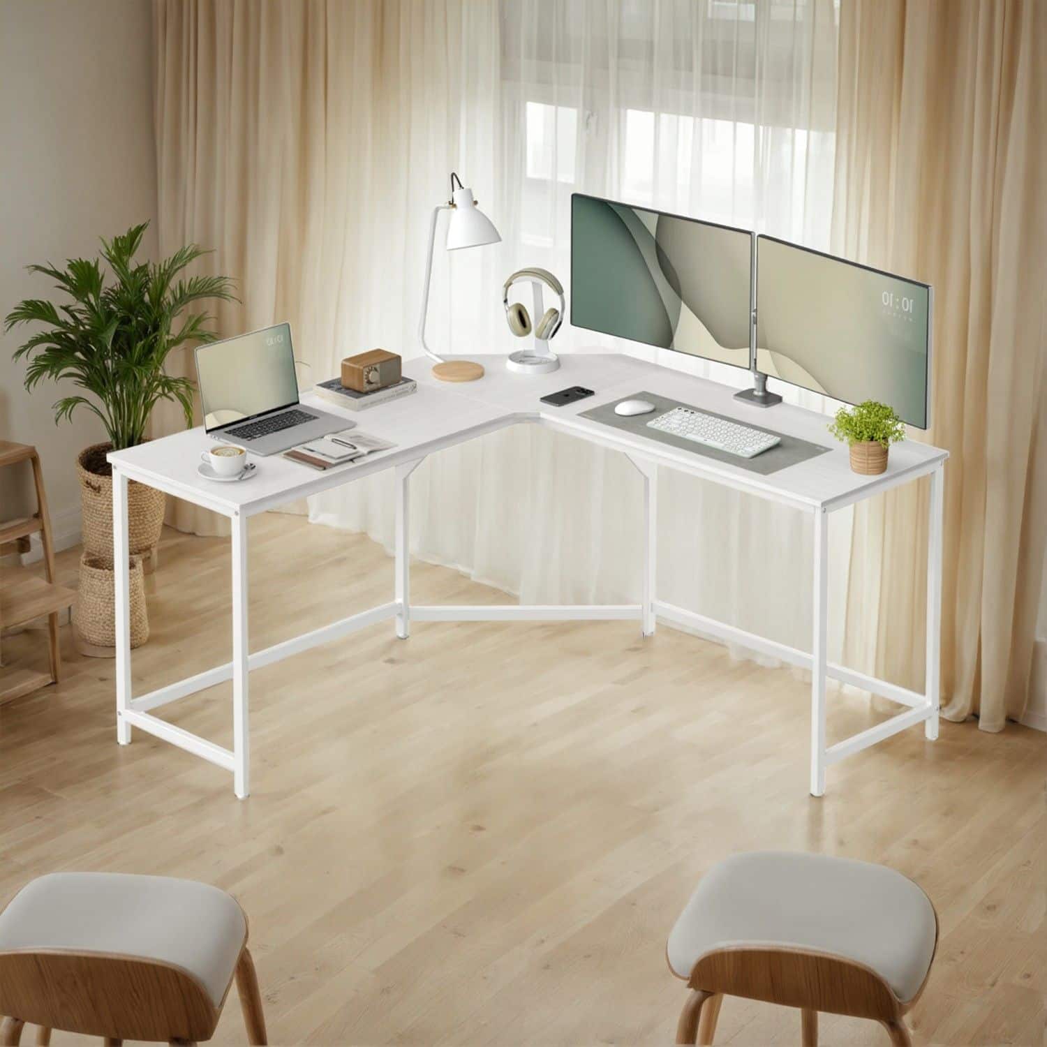 L-förmiger Schreibtisch, Gaming-Tisch, Eckschreibtisch