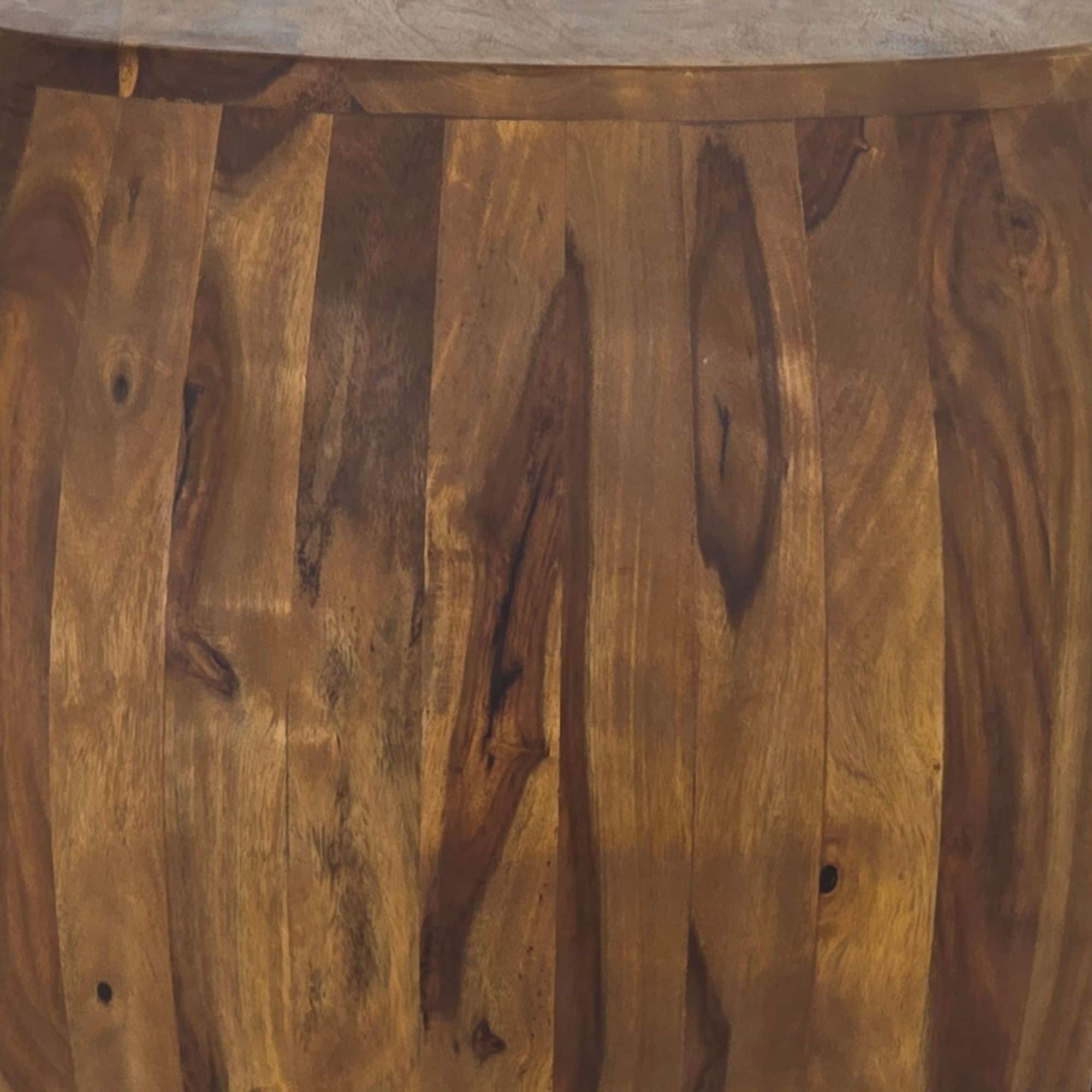 Beistelltisch Ø 50cm Sheesham Massivholz rund mit Ablagefach – Couchtisch Echtholz handgefertigt Beistelltisch Ø 50cm Sheesham Massivholz rund mit Ablagefach – Couchtisch Echtholz handgefertigt