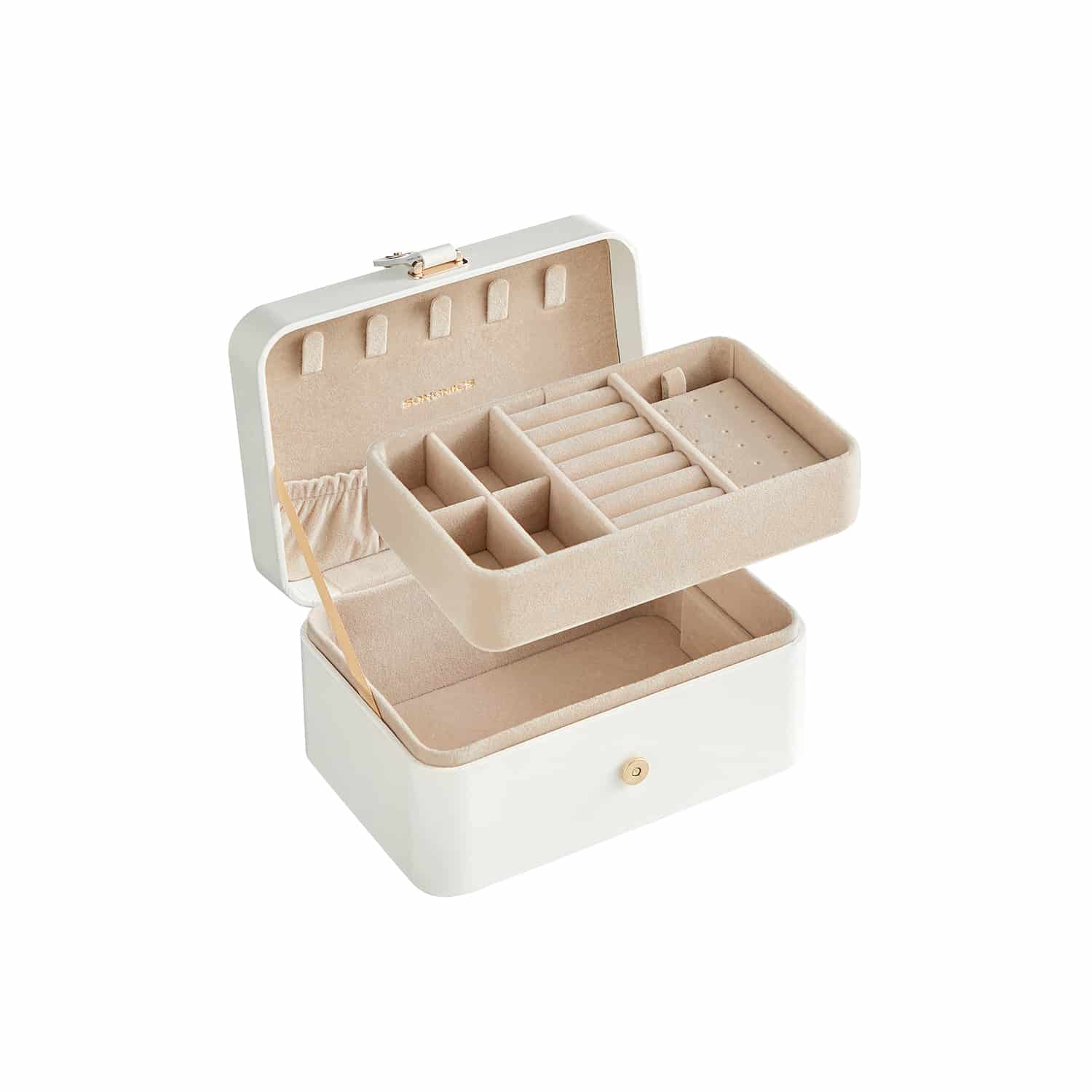 Schmuckkästchen für größere Accessoires Geschenkidee wolkenweiß Schmuckkästchen für größere Accessoires Geschenkidee wolkenweiß