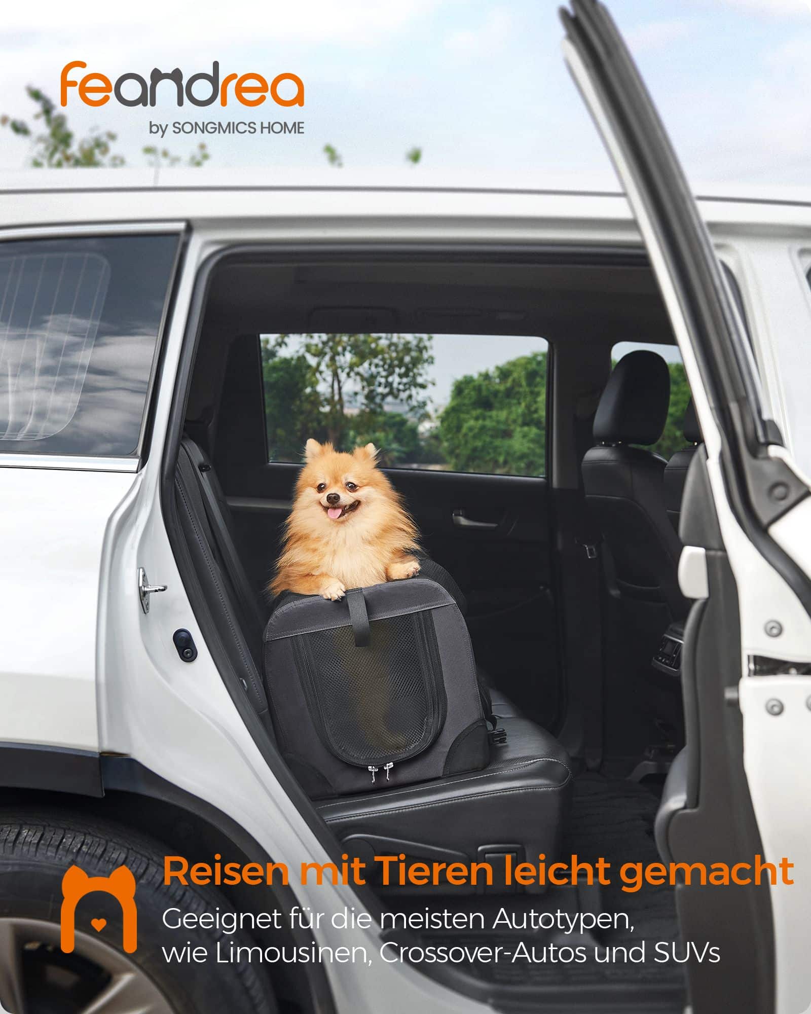 Hundebox Metallrahmen mit Griffen grau-PDC50G01 Hundebox Metallrahmen mit Griffen grau-PDC50G01