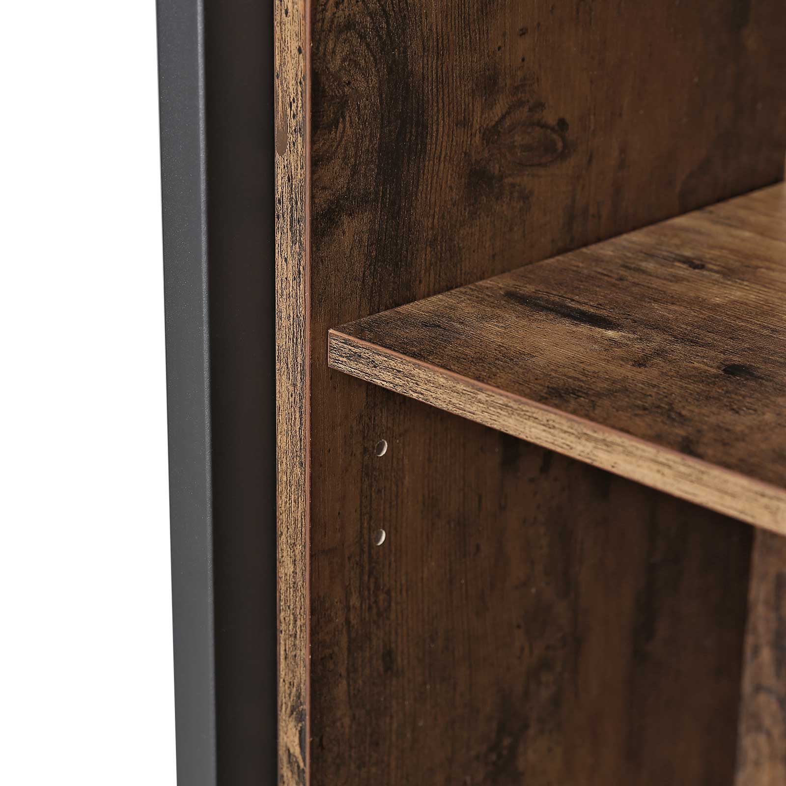 Industriestil Regal mit Lamellentüren-LSC75BX