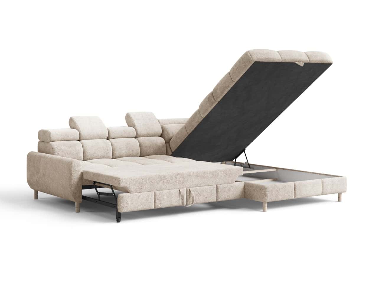 Sofa Bun Ecksofa mit Schlaffunktion | verschiedene Farben wählbar Sofa Bun Ecksofa mit Schlaffunktion | verschiedene Farben wählbar