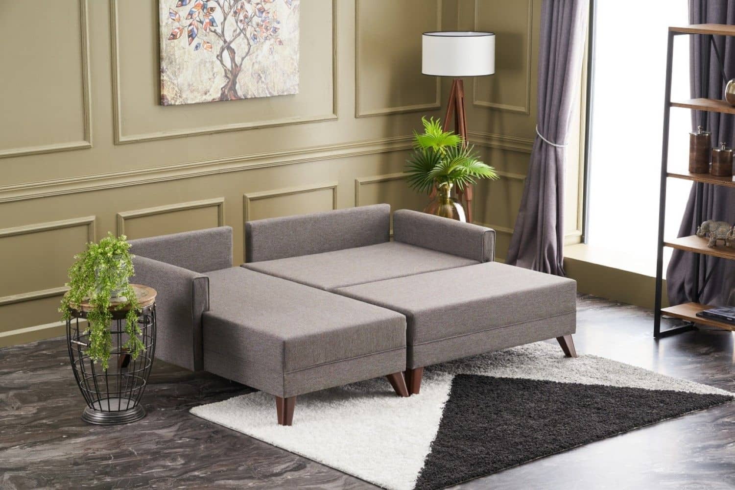 Kleines Bella Ecksofa mit Hocker – Die perfekte Lösung für kleine Räume Kleines Bella Ecksofa mit Hocker – Die perfekte Lösung für kleine Räume