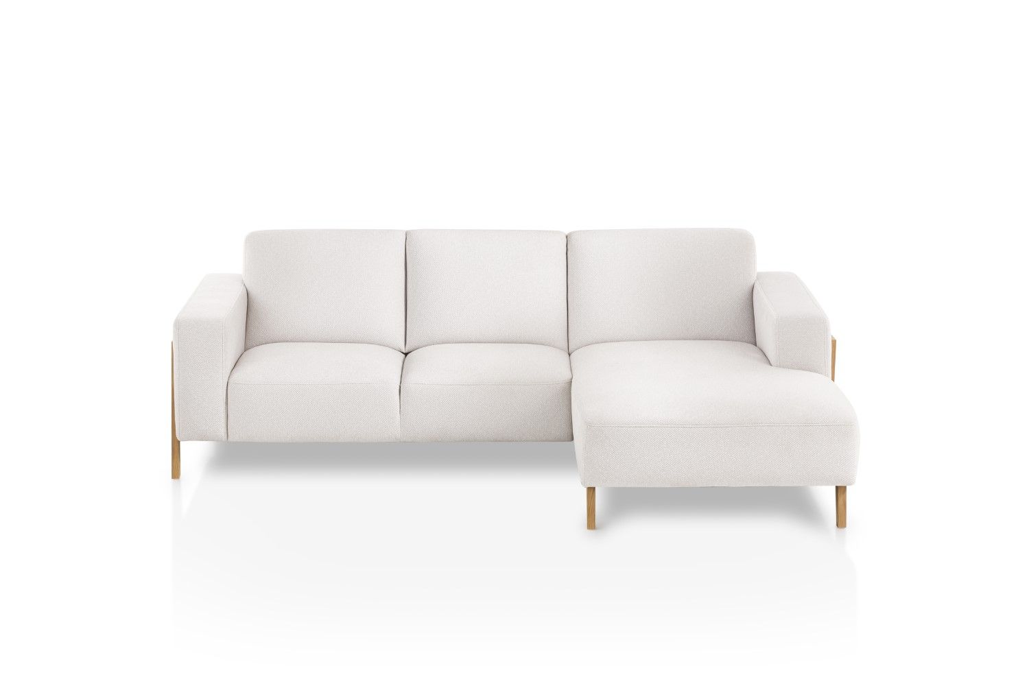 Sofa Starr von Exxpo Beige mit optionalem Hocker
