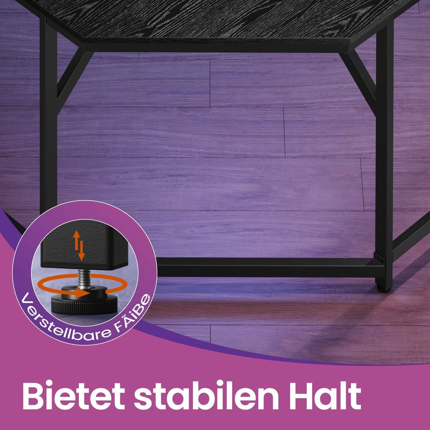 L-förmiger Schreibtisch, Gaming-Tisch, Eckschreibtisch