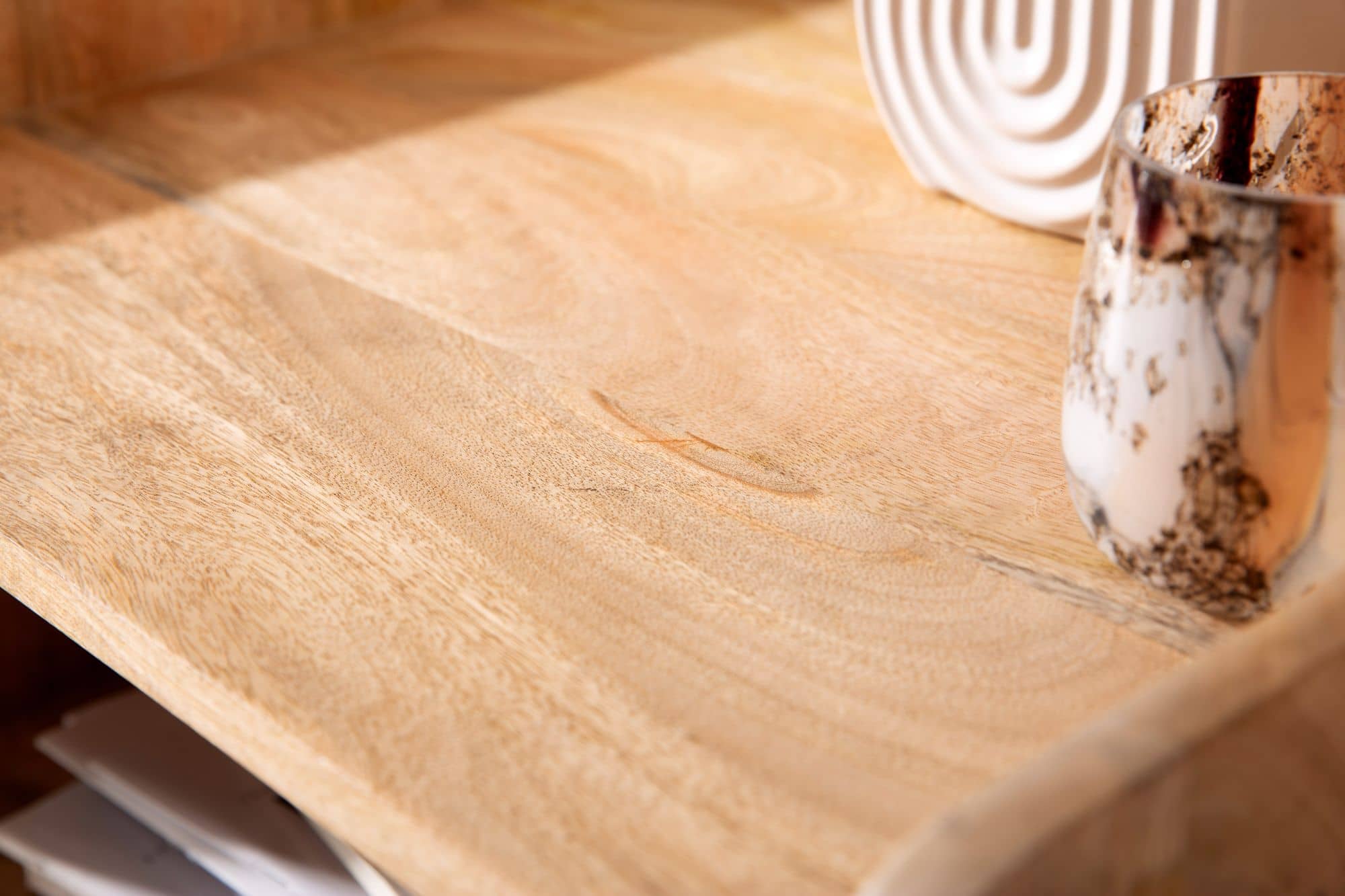 Nachtkonsole Mango Massivholz / Rattan 50x60x40 cm Nachttisch Braun Nachtkonsole Mango Massivholz / Rattan 50x60x40 cm Nachttisch Braun